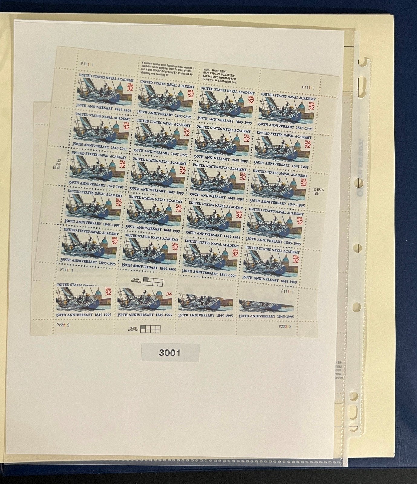 US 1994-1995 Nearly Complete MNH Collection in Schaubek Hingelesss Album ZAYIX