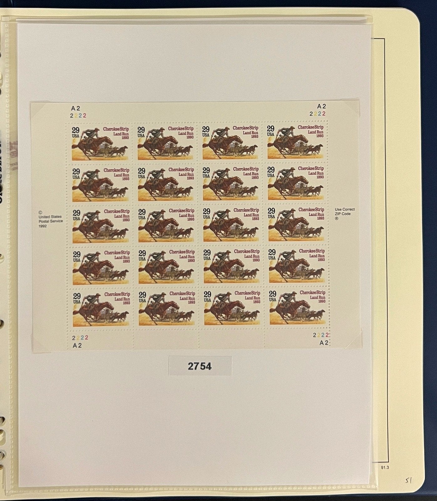United States Stamp Collection Schaubek Album MNH 1991-1993 ZAYIX