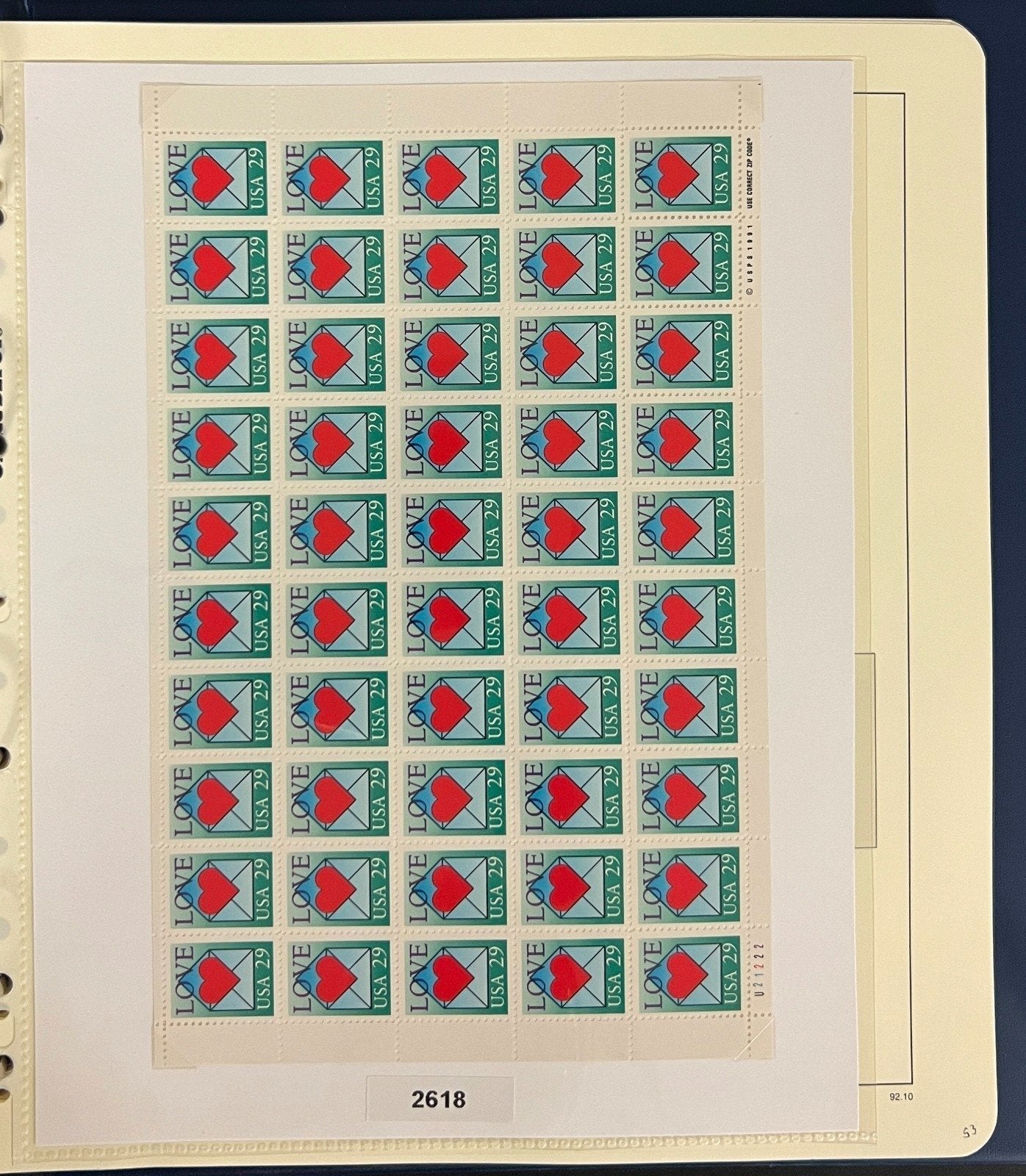 United States Stamp Collection Schaubek Album MNH 1991-1993 ZAYIX