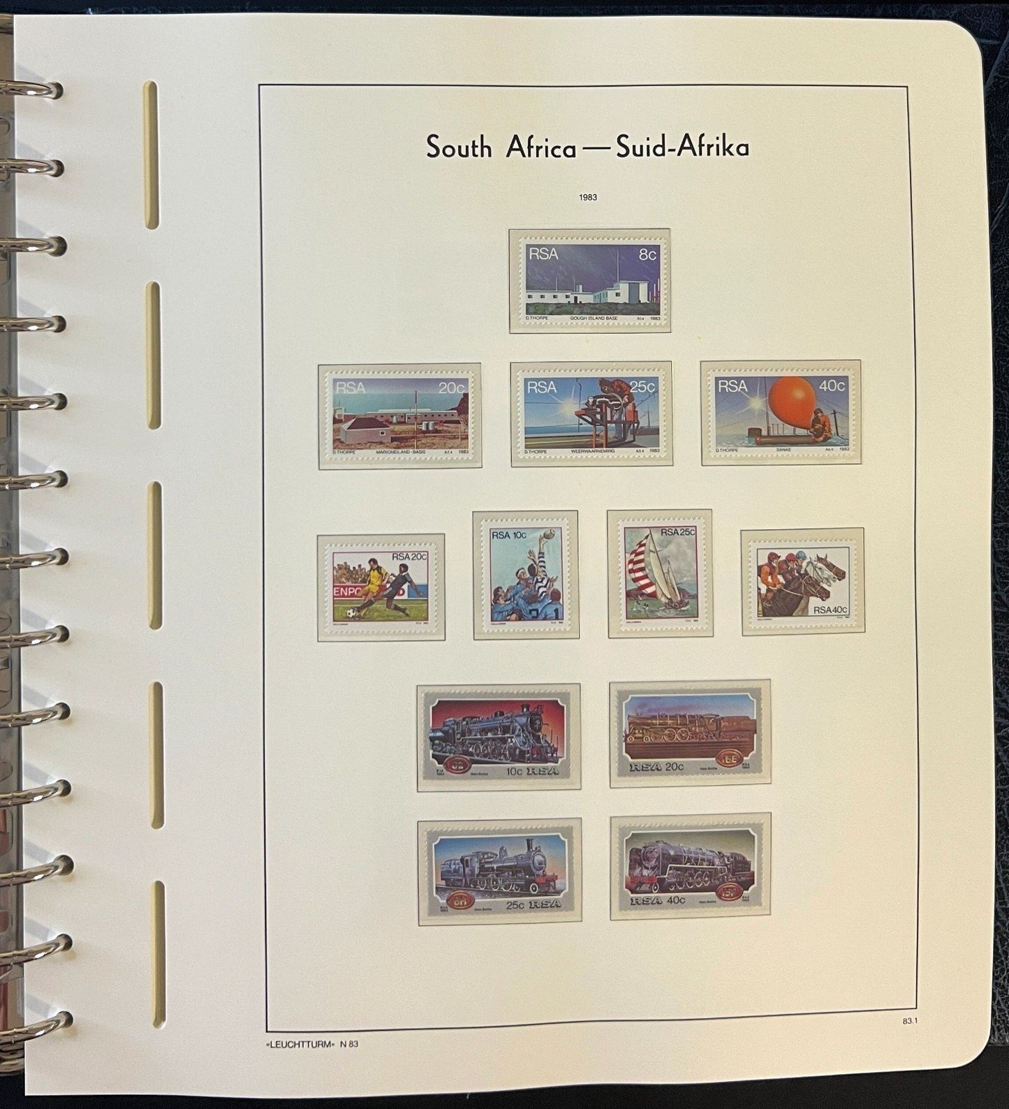 Republic Of South Africa Stamp Collection Lighthouse Album MNH 1982-2000 ZAYIX