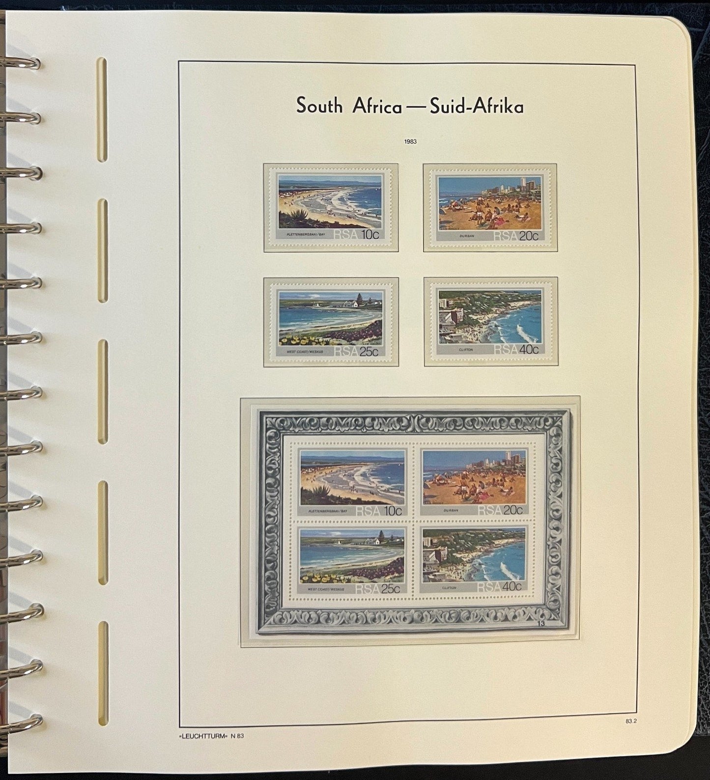 Republic Of South Africa Stamp Collection Lighthouse Album MNH 1982-2000 ZAYIX