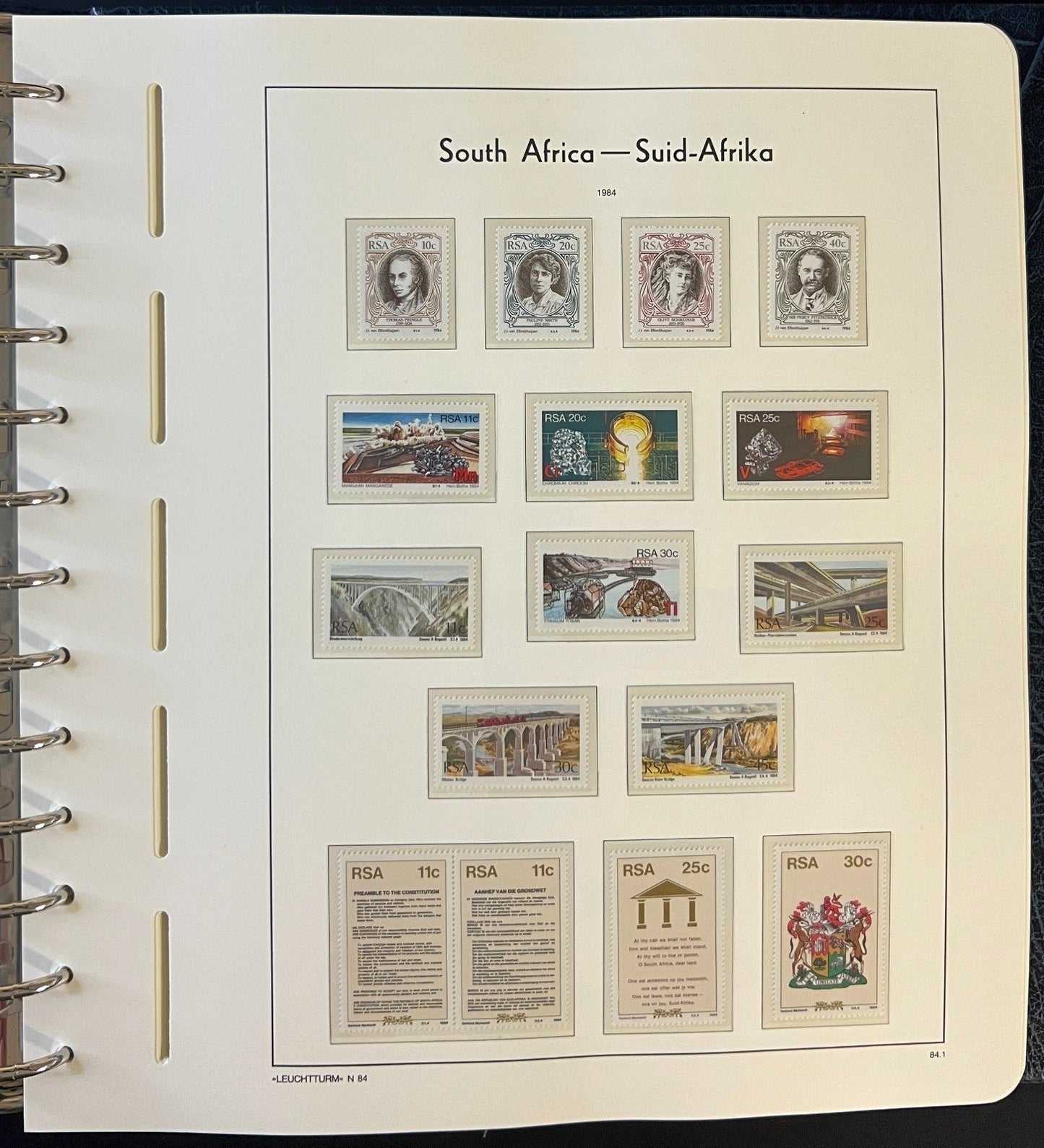 Republic Of South Africa Stamp Collection Lighthouse Album MNH 1982-2000 ZAYIX