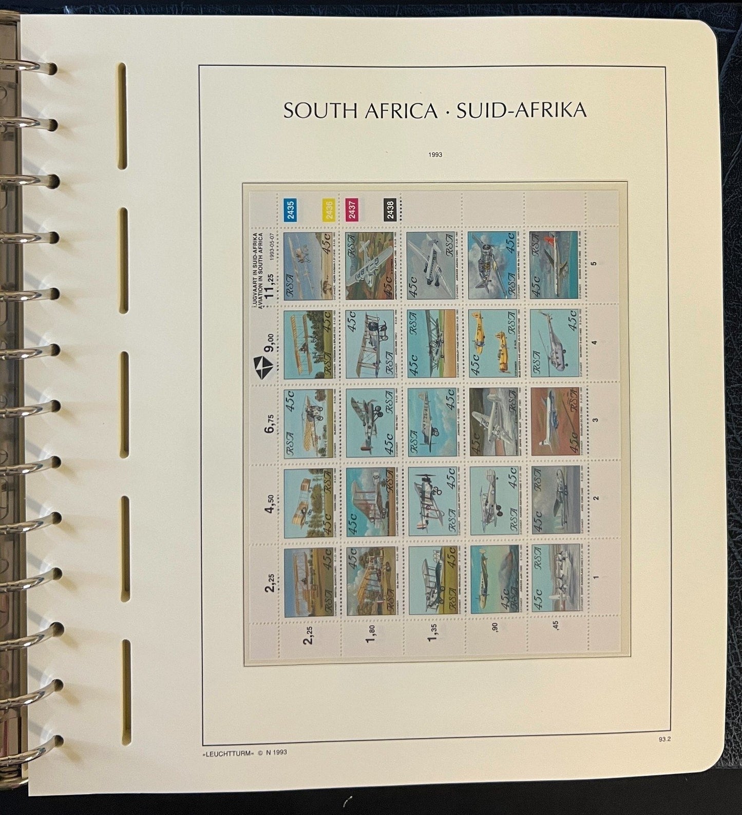Republic Of South Africa Stamp Collection Lighthouse Album MNH 1982-2000 ZAYIX