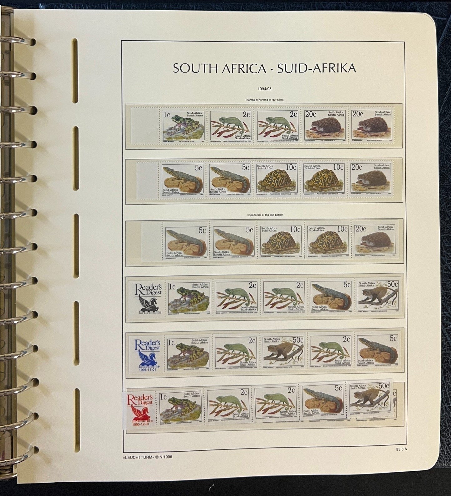 Republic Of South Africa Stamp Collection Lighthouse Album MNH 1982-2000 ZAYIX
