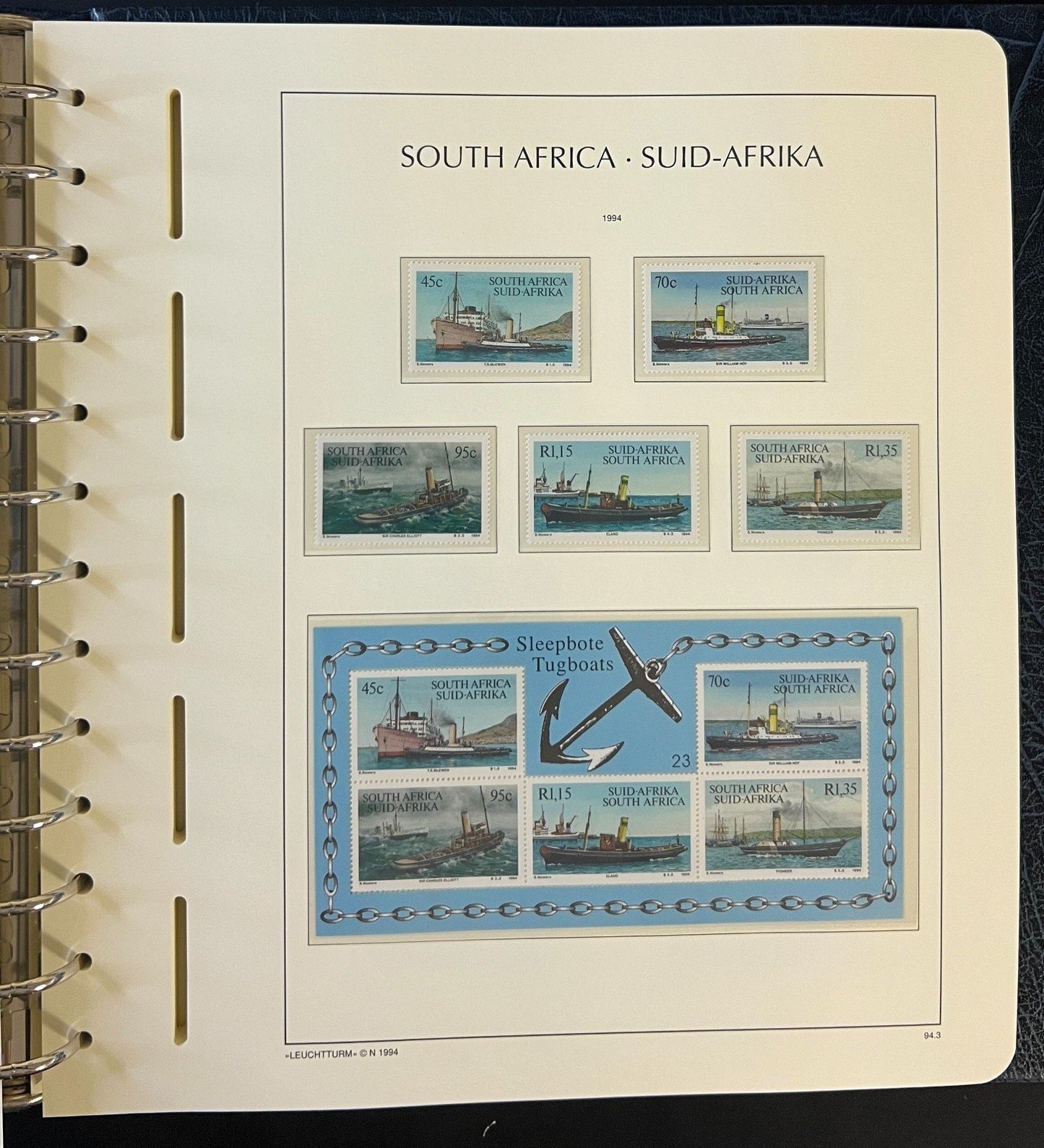 Republic Of South Africa Stamp Collection Lighthouse Album MNH 1982-2000 ZAYIX