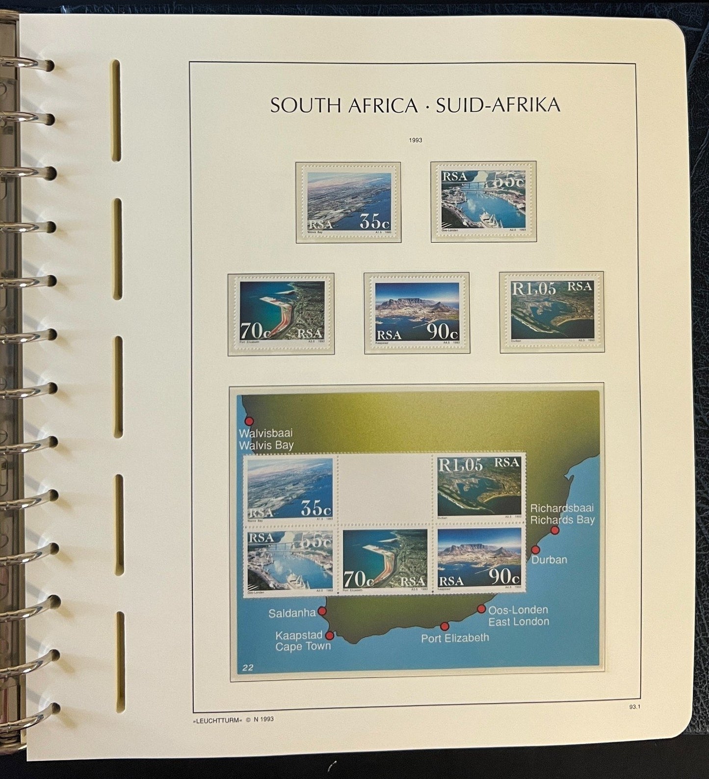 Republic Of South Africa Stamp Collection Lighthouse Album MNH 1982-2000 ZAYIX