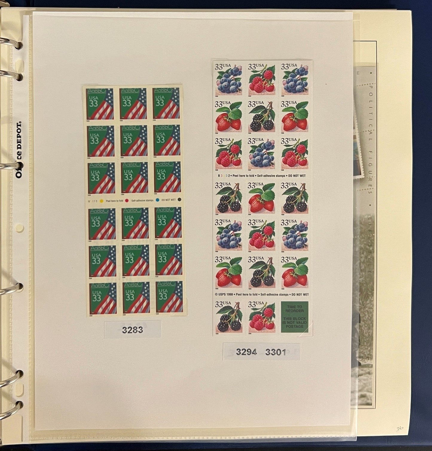 United States Stamp Collection Schaubek Album MNH 1998-1999 ZAYIX