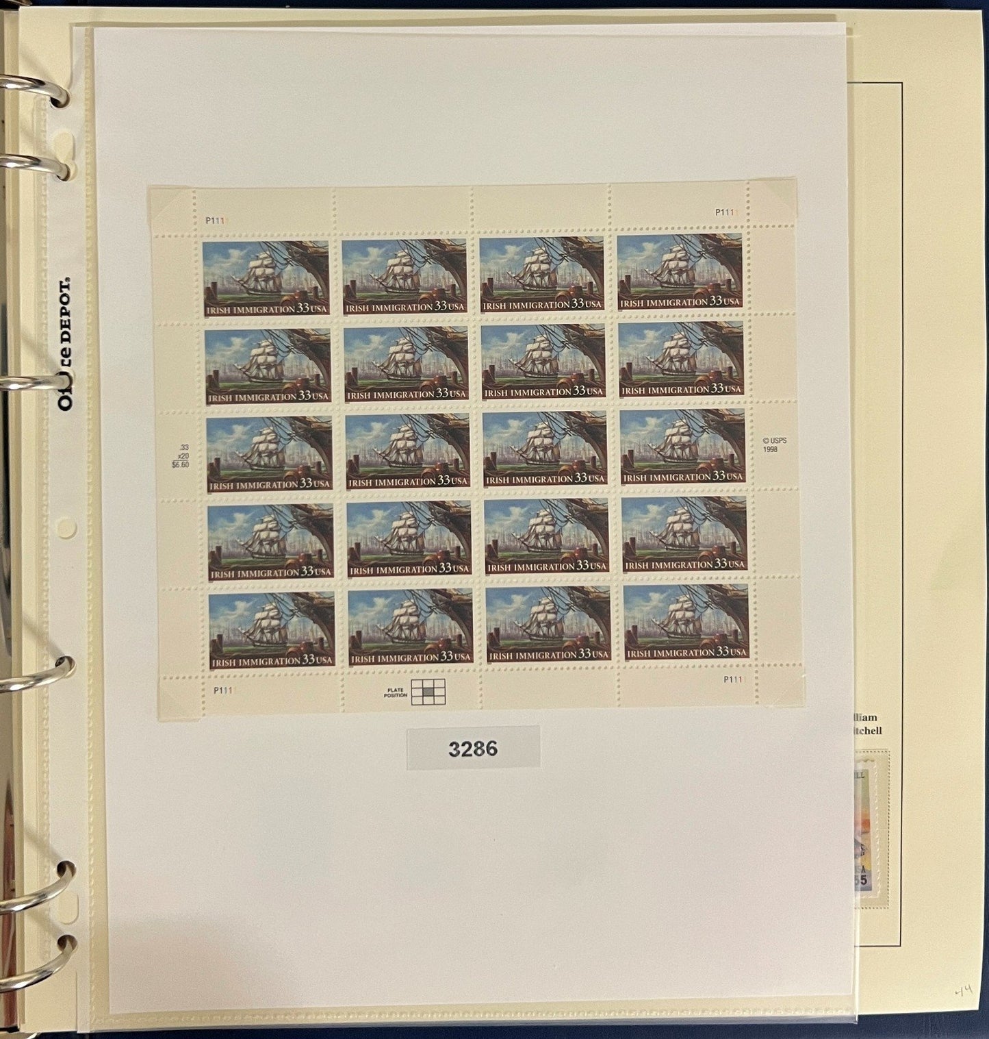 United States Stamp Collection Schaubek Album MNH 1998-1999 ZAYIX