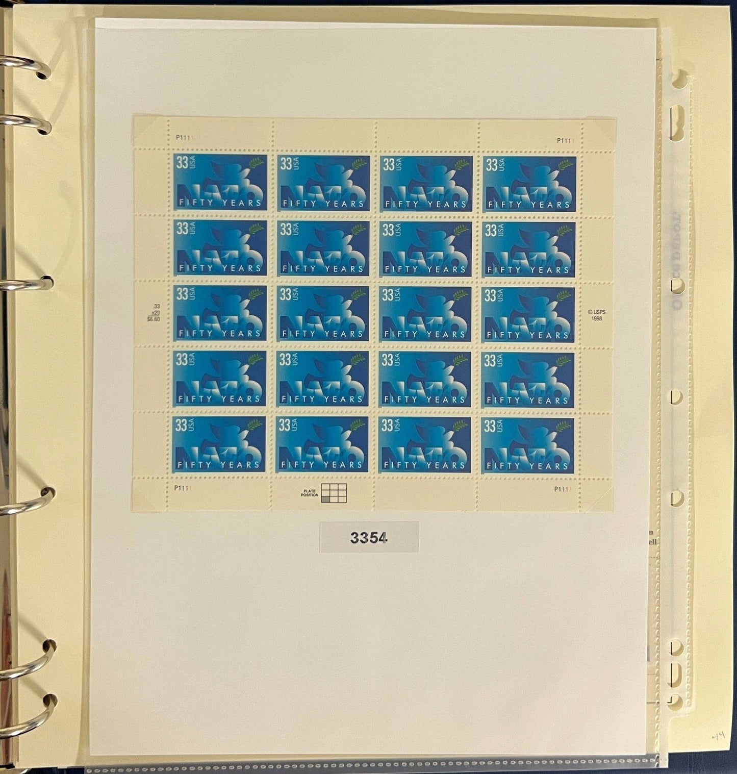 United States Stamp Collection Schaubek Album MNH 1998-1999 ZAYIX