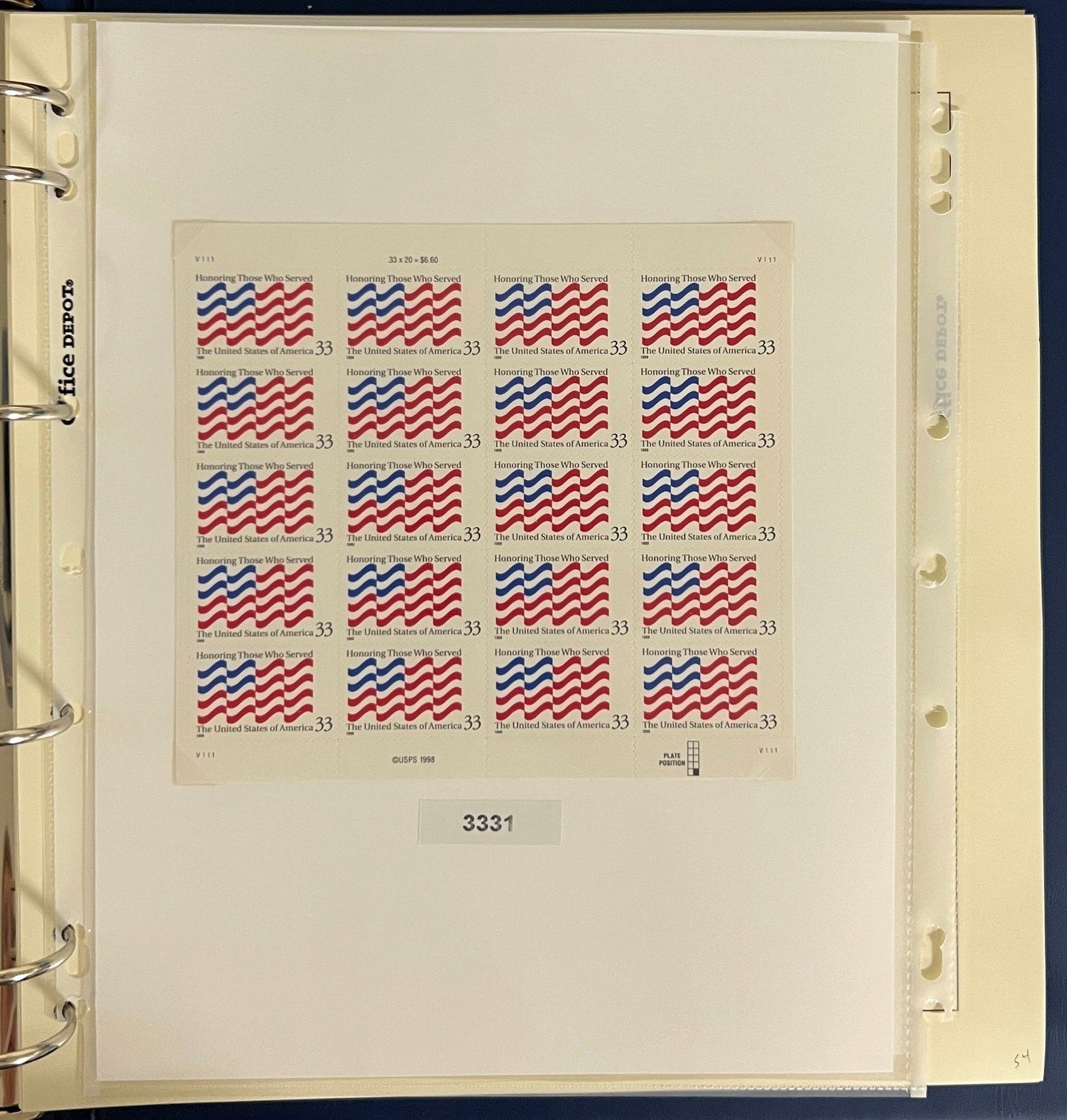 United States Stamp Collection Schaubek Album MNH 1998-1999 ZAYIX