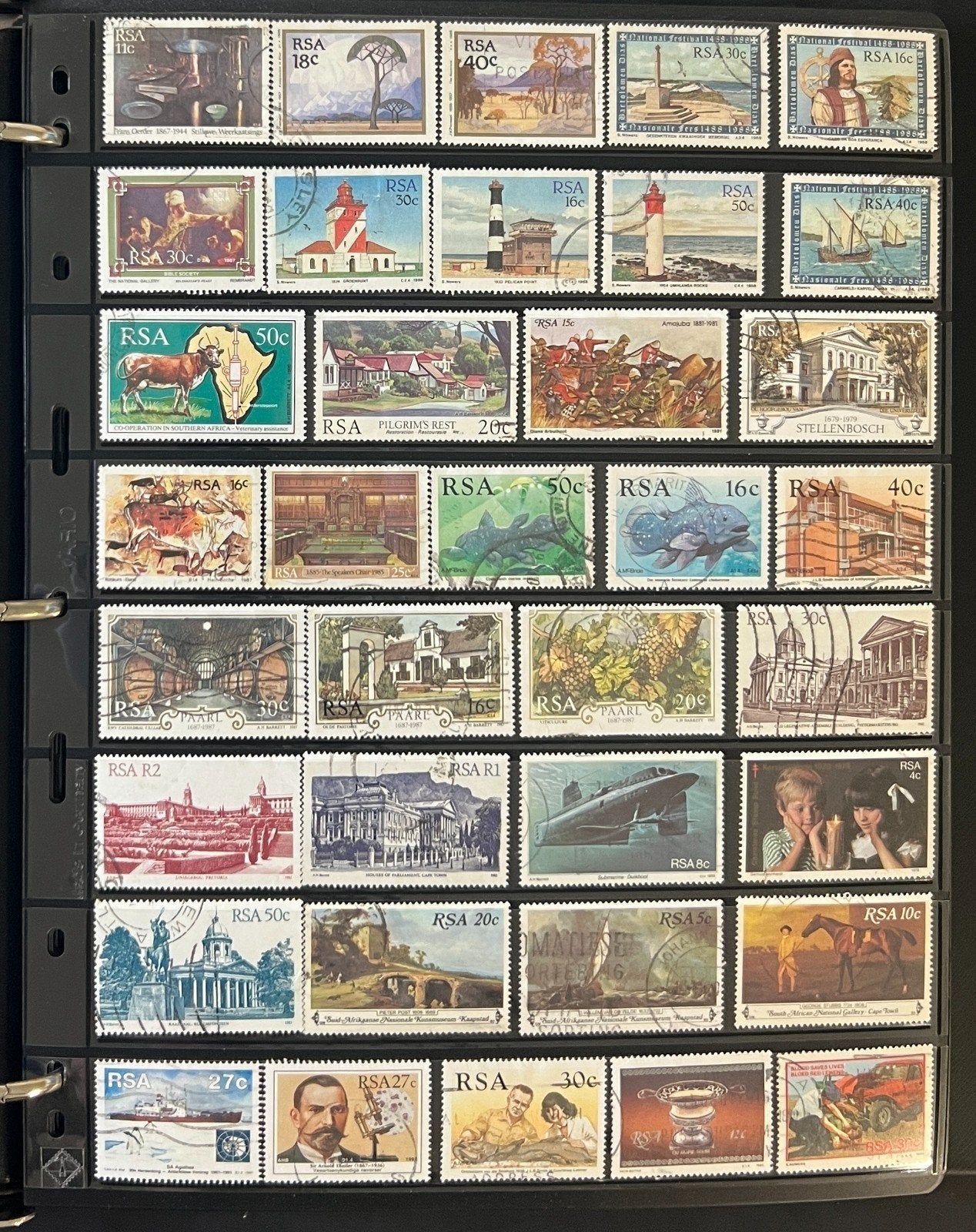 World Wide Stamp Collection 20 Pages Stock Book 500+ Stamps Mint & Used ZAYIX