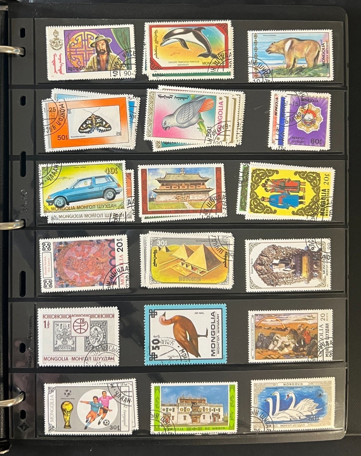 World Wide Stamp Collection 20 Pages Stock Book 500+ Stamps Mint & Used ZAYIX