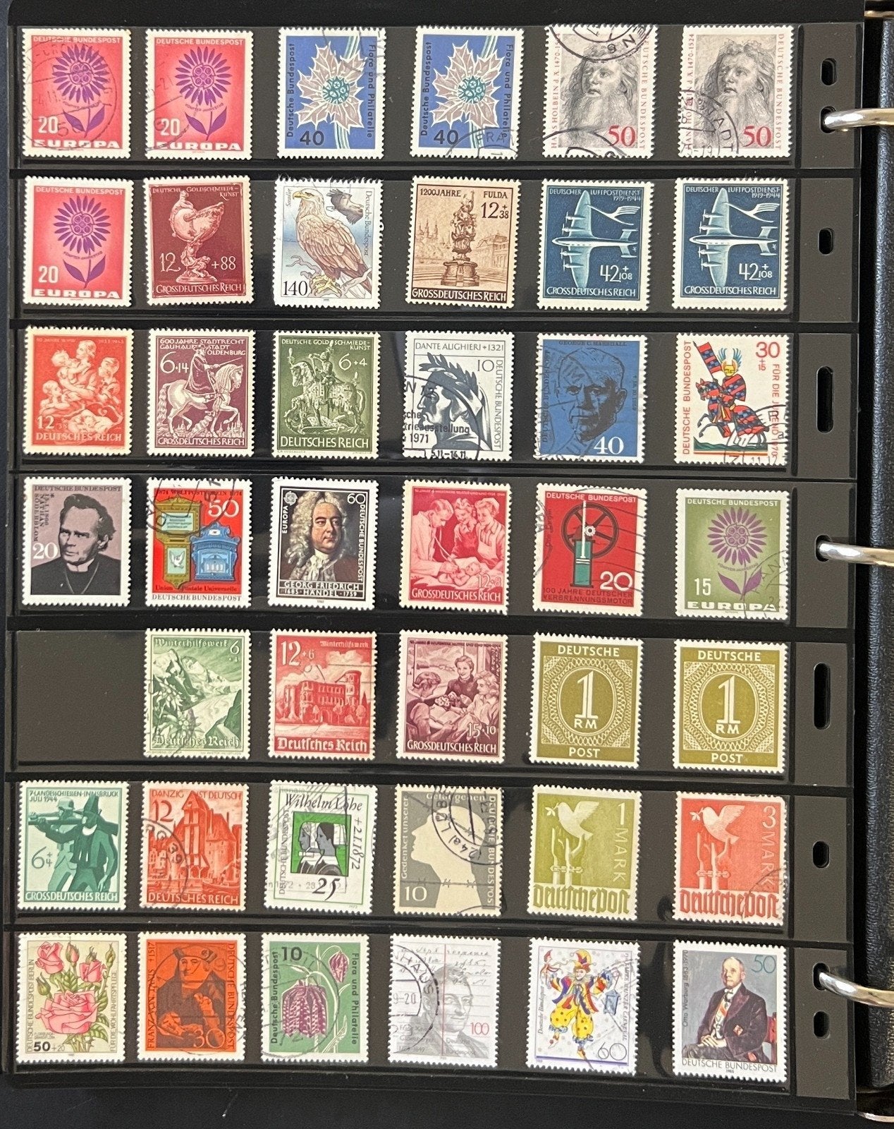 World Wide Stamp Collection 20 Pages Stock Book 500+ Stamps Mint & Used ZAYIX