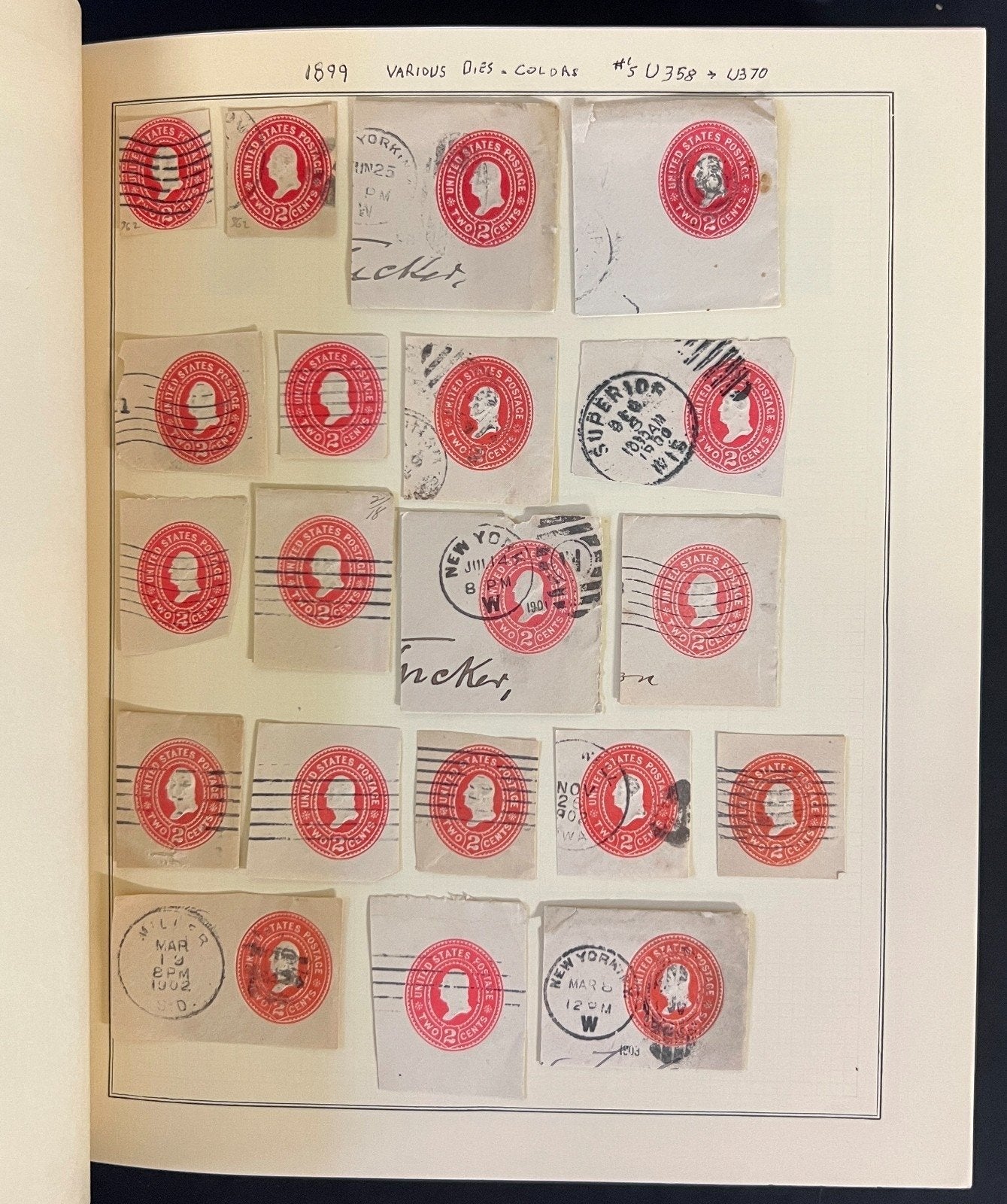 U.S. Postal Stationery 1853-1992 Stamp Collection Scott Specialty Album ZAYIX