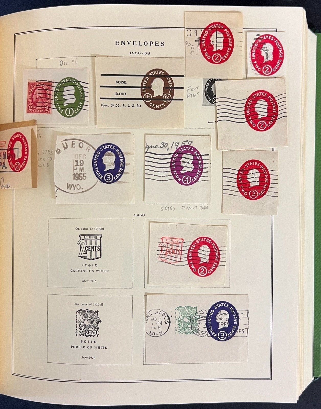 U.S. Postal Stationery 1853-1992 Stamp Collection Scott Specialty Album ZAYIX