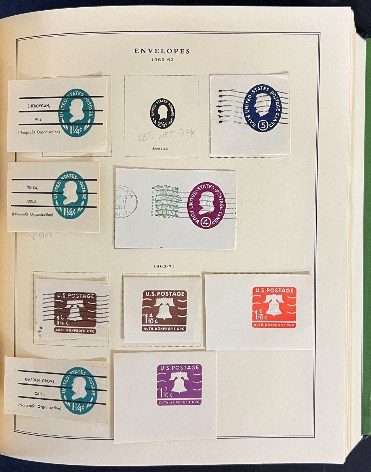 U.S. Postal Stationery 1853-1992 Stamp Collection Scott Specialty Album ZAYIX