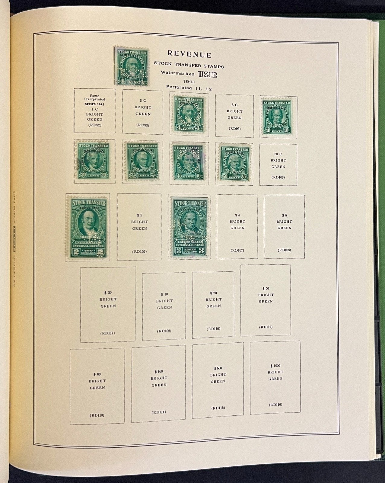 U.S. Postal Stationery 1853-1992 Stamp Collection Scott Specialty Album ZAYIX