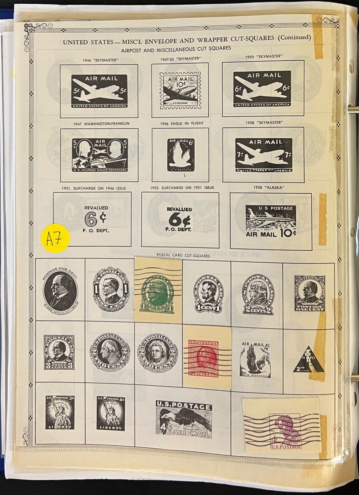 United States Postal Stationery Stamp Collection Harris Album ZAYIX
