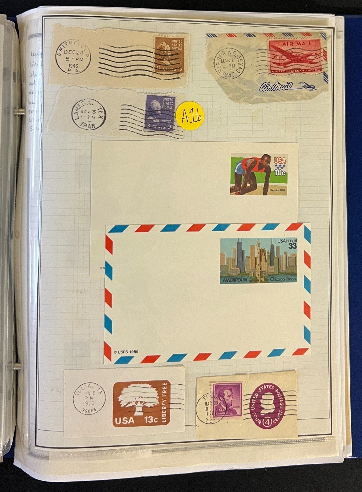 United States Postal Stationery Stamp Collection Harris Album ZAYIX