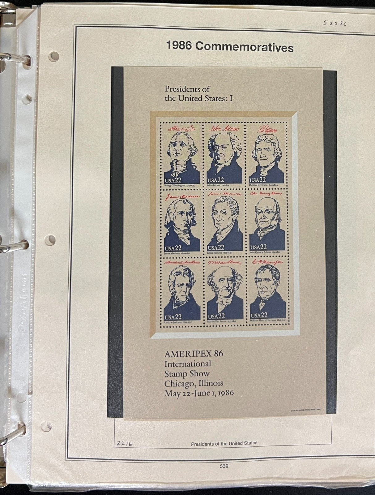 United States 1985-1993 Stamp Collection Mystic Album Mint & Used ZAYIX