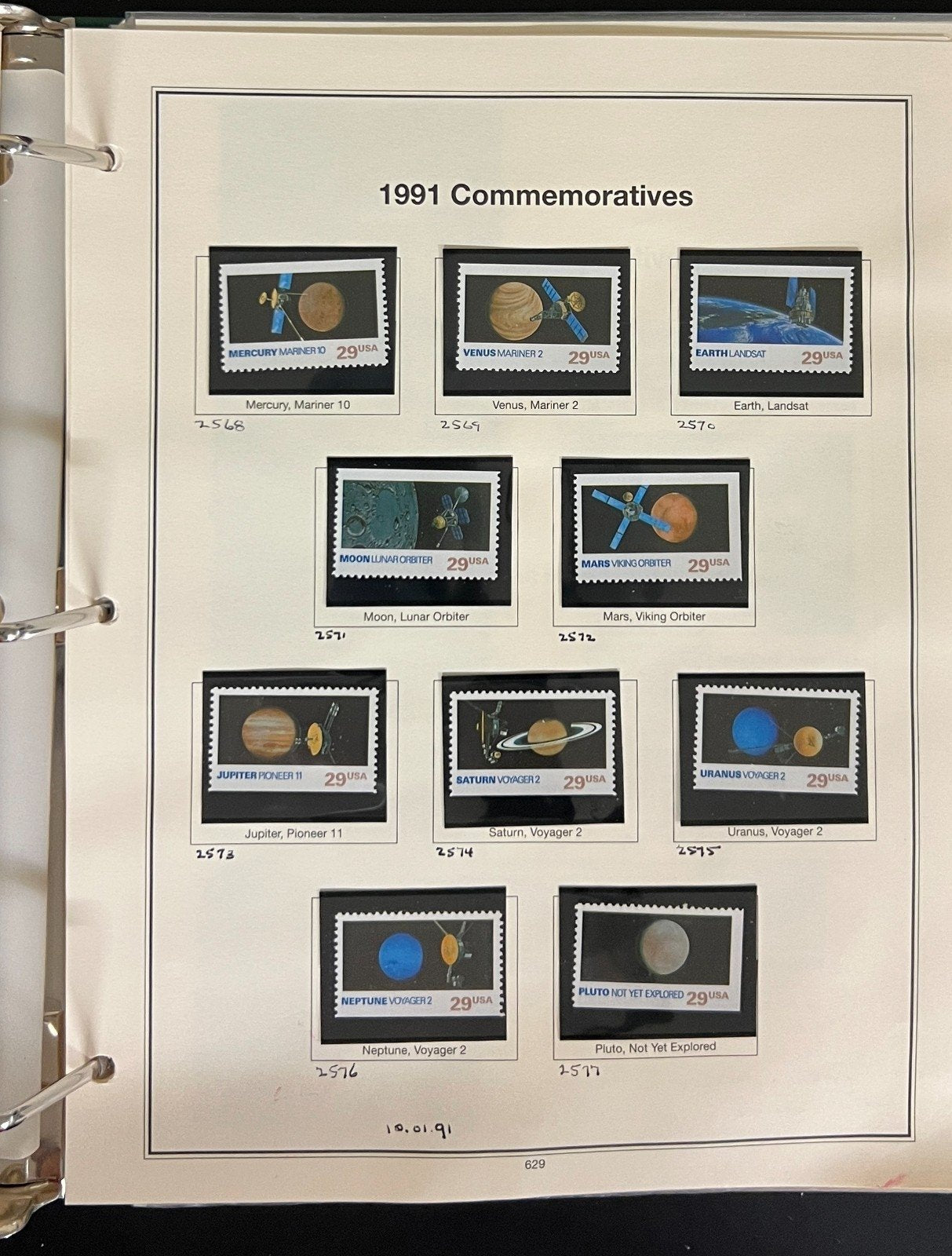 United States 1985-1993 Stamp Collection Mystic Album Mint & Used ZAYIX