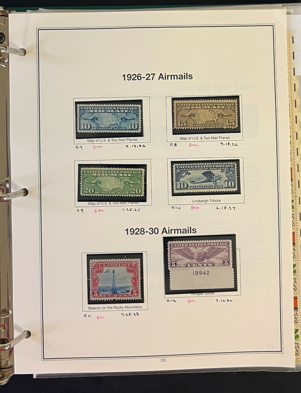 U.S. Back of The Book Stamp Collection Mystic Album Mint & Used ZAYIX
