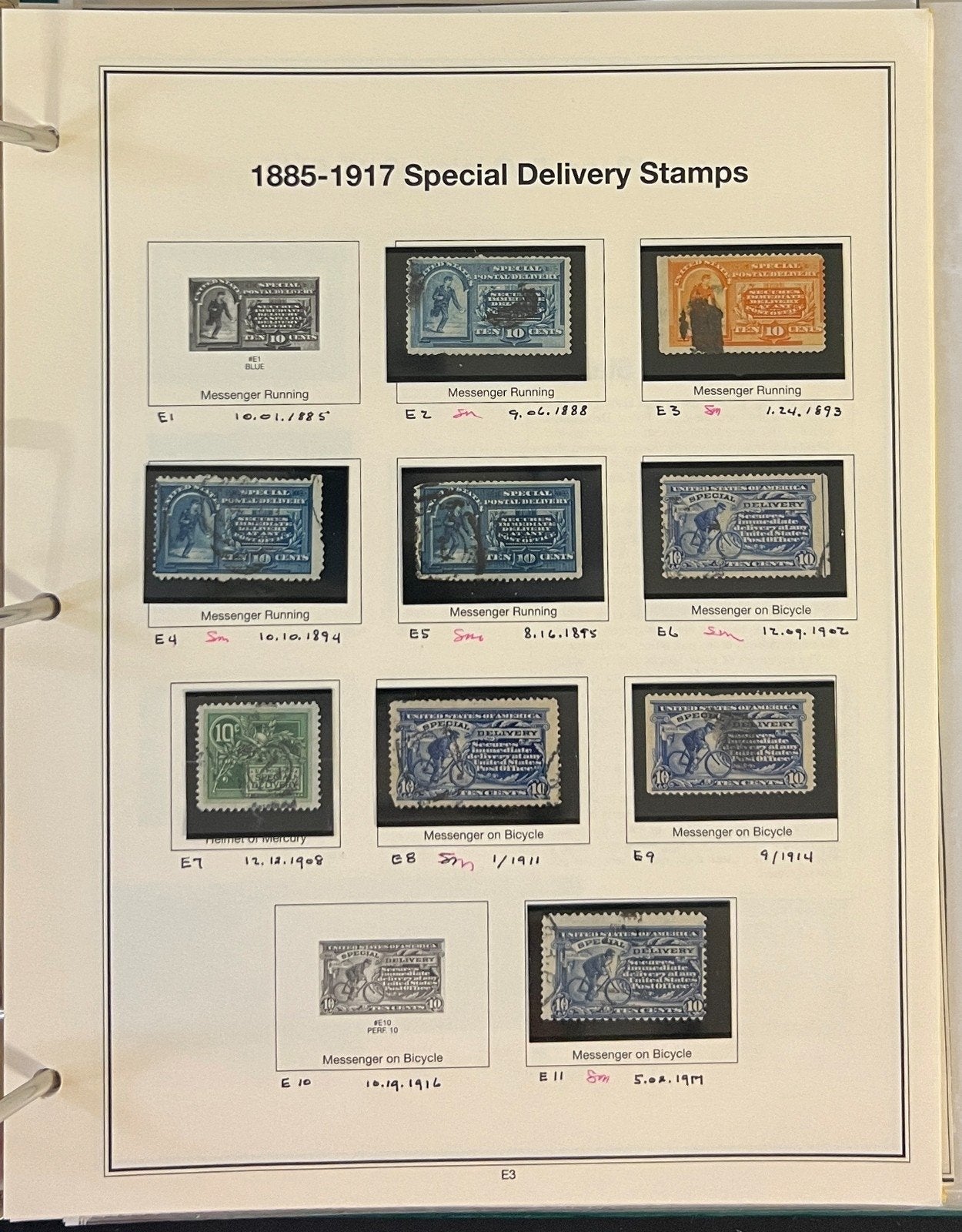 U.S. Back of The Book Stamp Collection Mystic Album Mint & Used ZAYIX