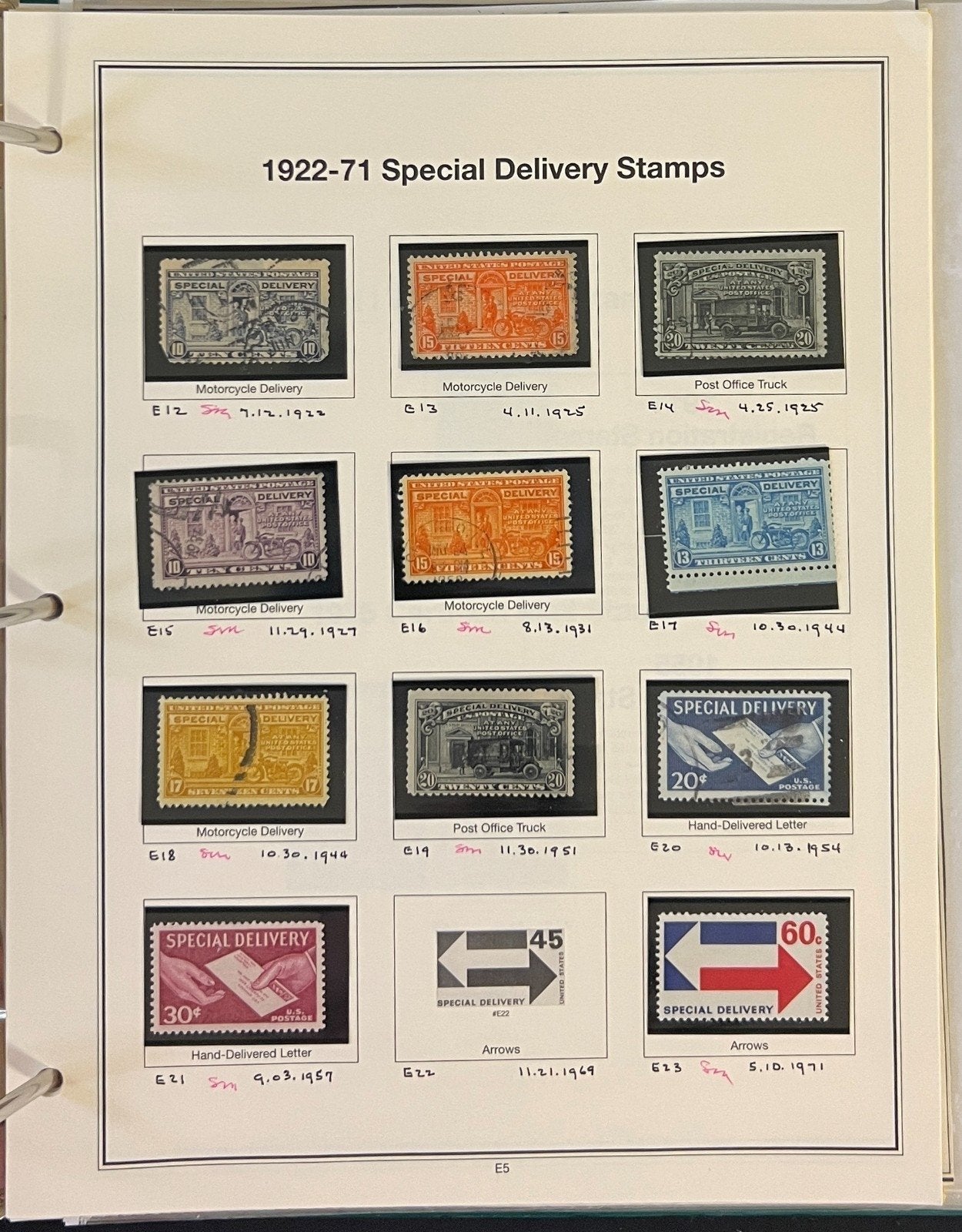 U.S. Back of The Book Stamp Collection Mystic Album Mint & Used ZAYIX