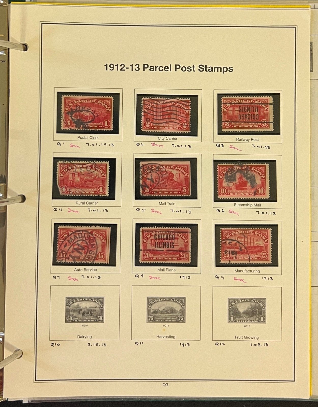 U.S. Back of The Book Stamp Collection Mystic Album Mint & Used ZAYIX
