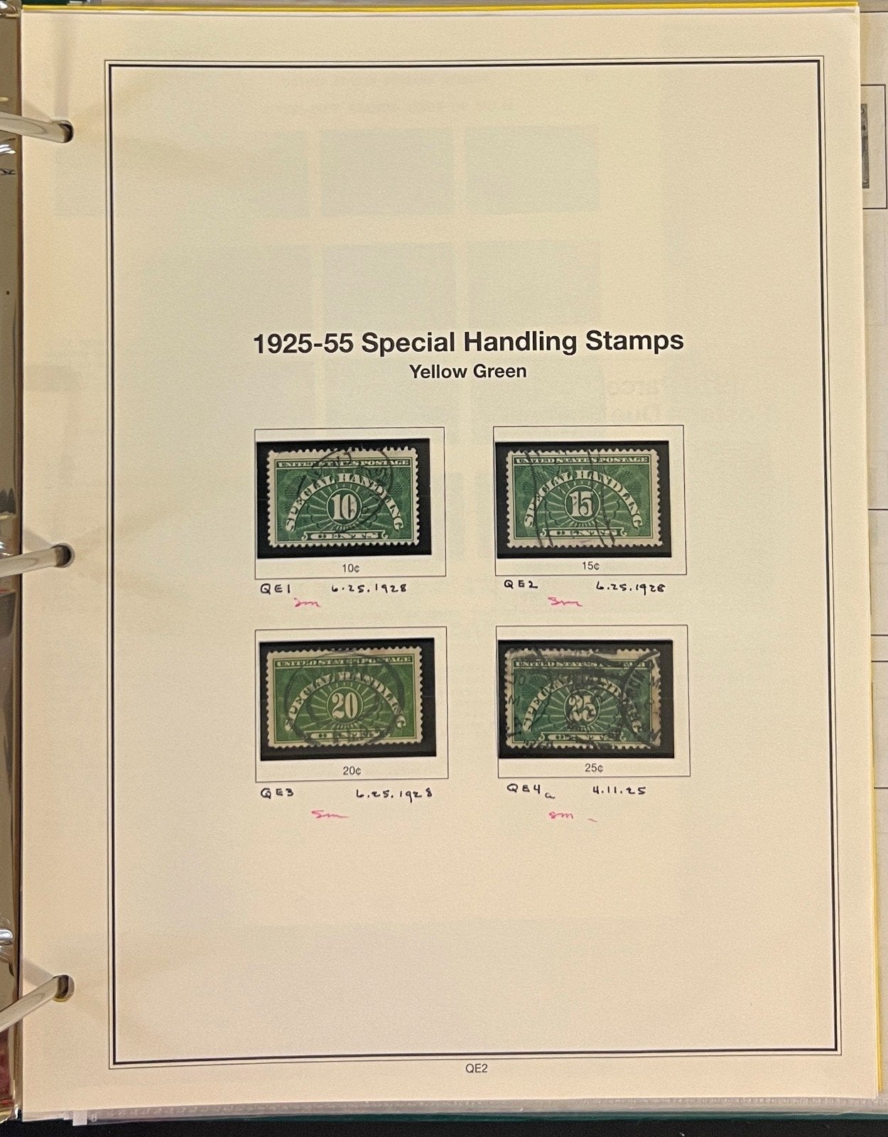 U.S. Back of The Book Stamp Collection Mystic Album Mint & Used ZAYIX