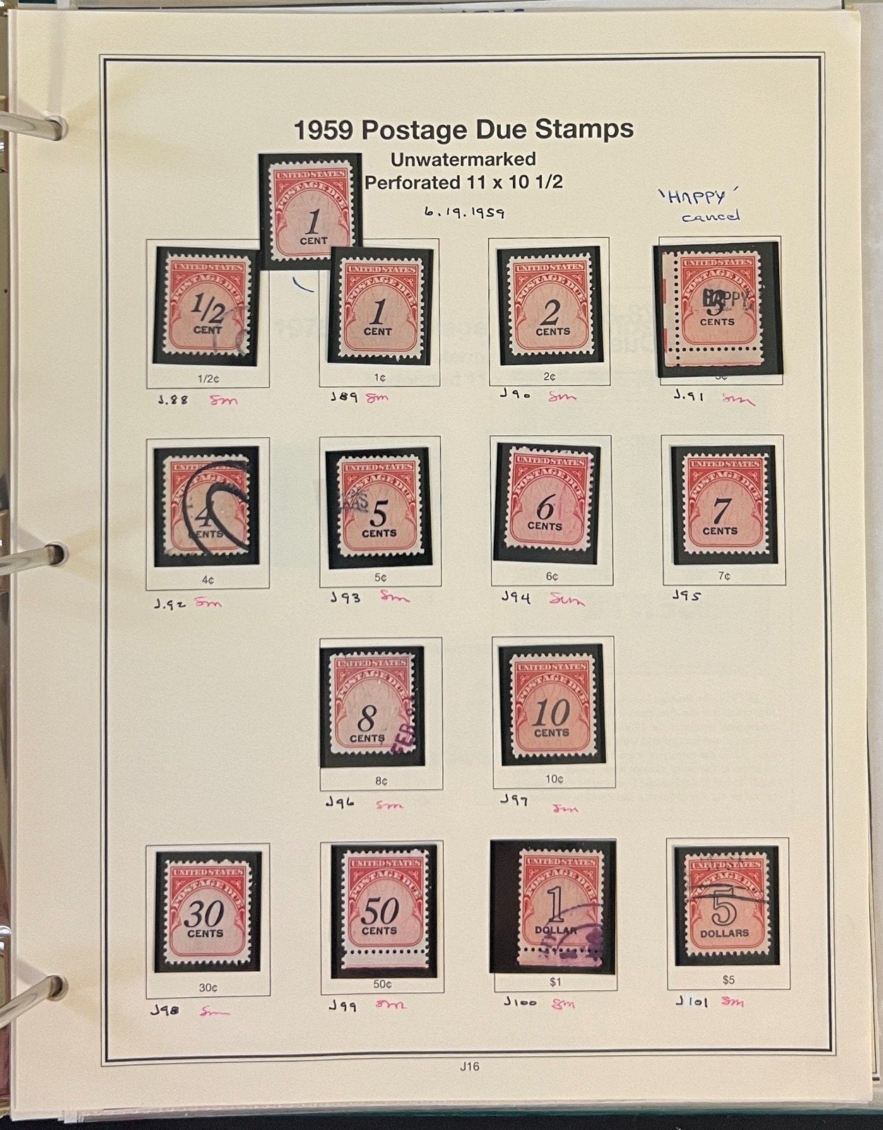 U.S. Back of The Book Stamp Collection Mystic Album Mint & Used ZAYIX