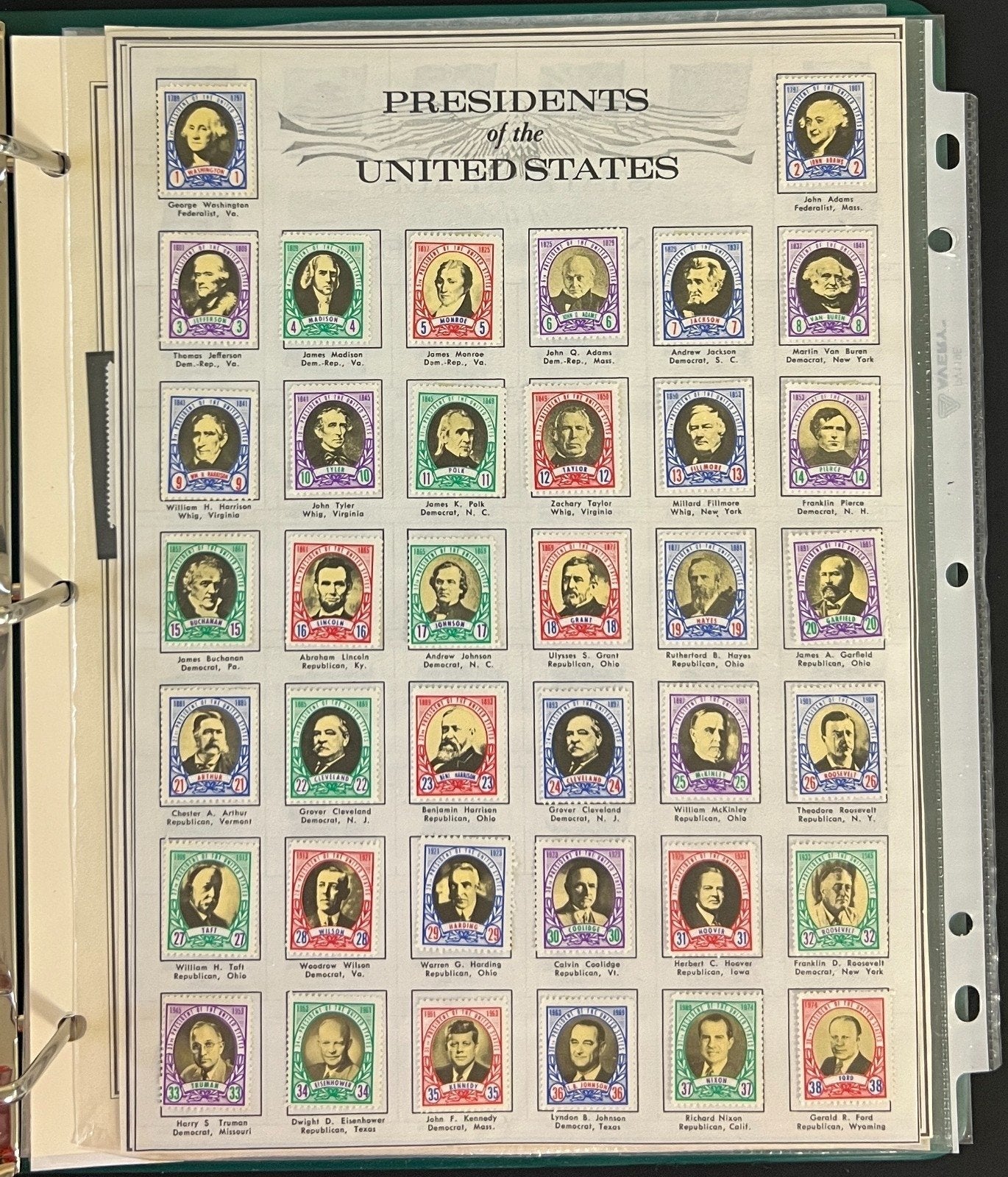 U.S. Back of The Book Stamp Collection Mystic Album Mint & Used ZAYIX