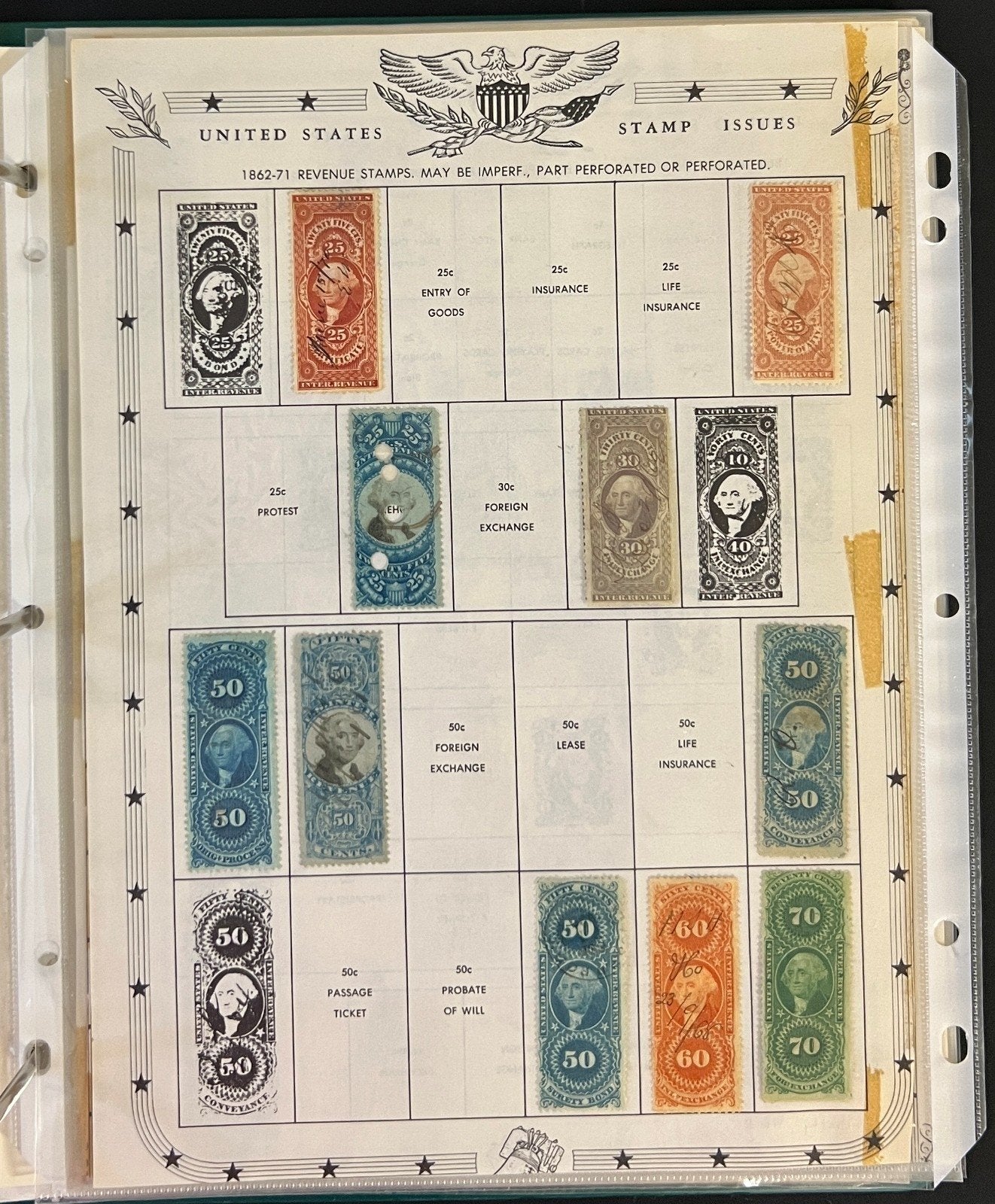 U.S. Back of The Book Stamp Collection Mystic Album Mint & Used ZAYIX