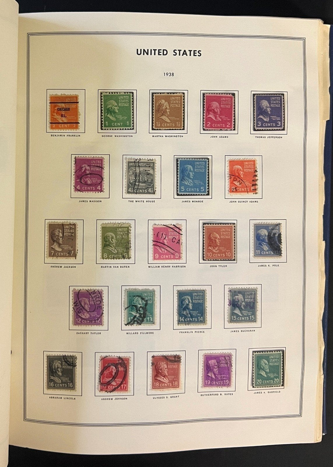 United States 1847-1974 Stamp Collection Harris Album Mint & Used  ZAYIX