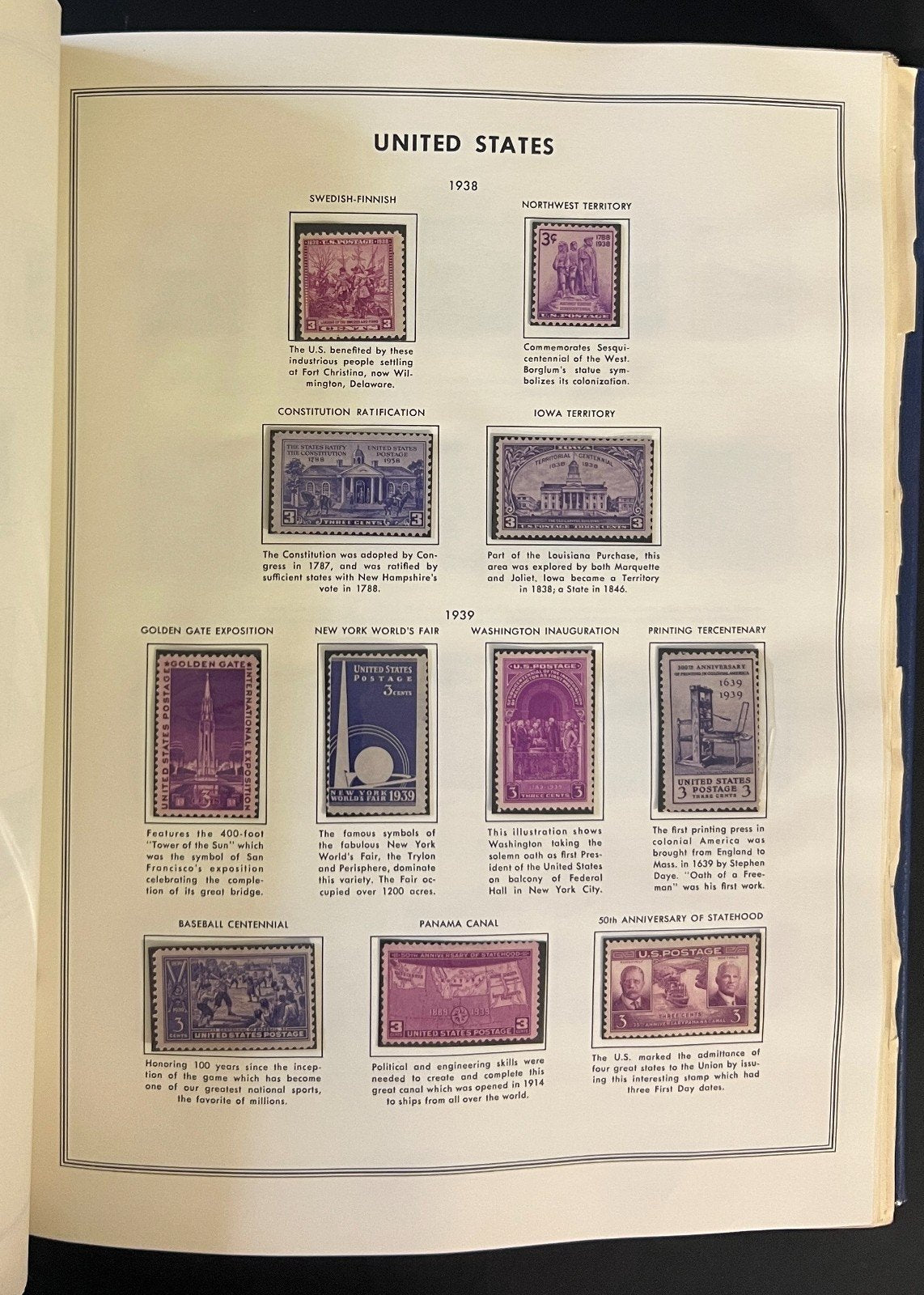 United States 1847-1974 Stamp Collection Harris Album Mint & Used  ZAYIX