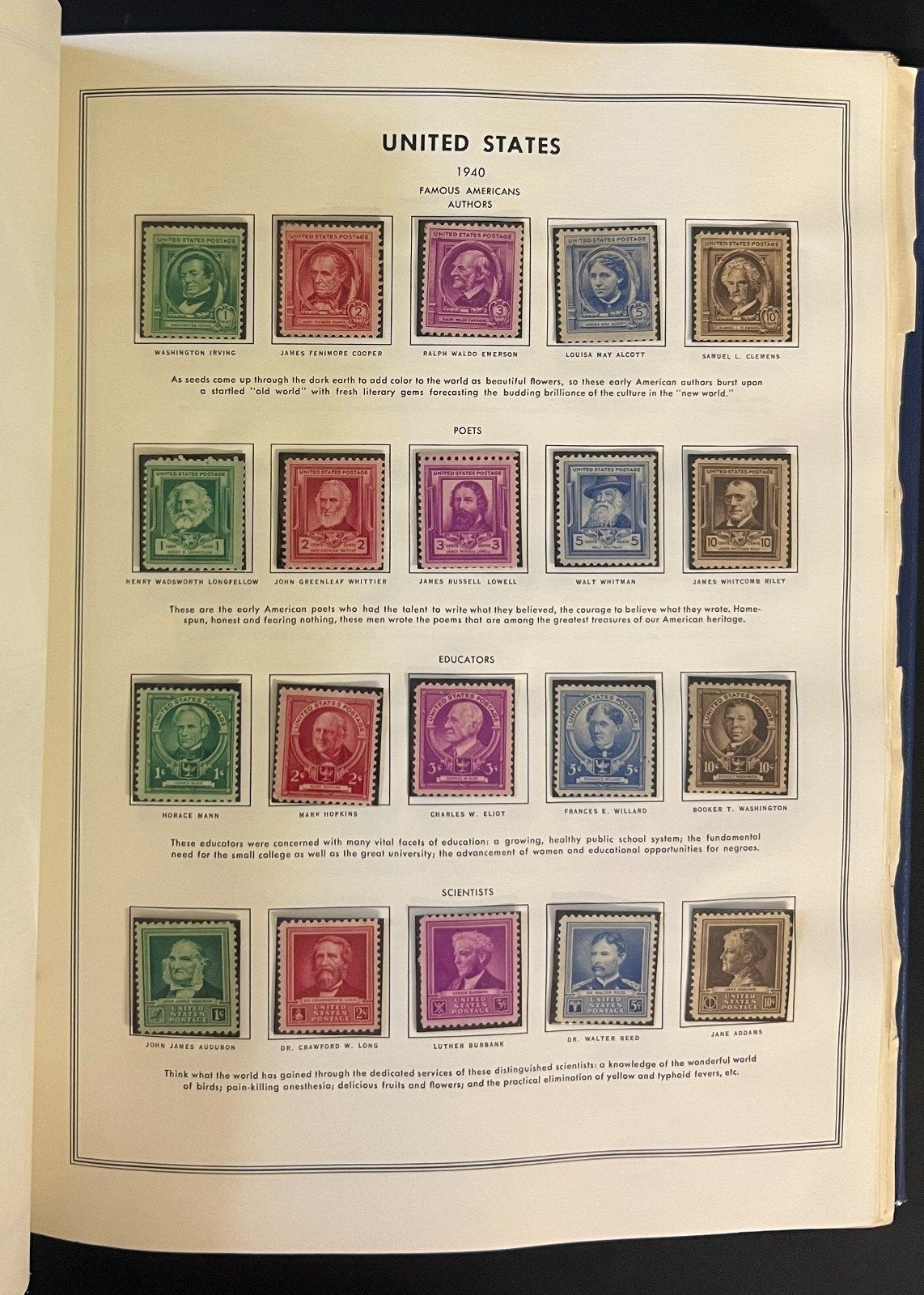United States 1847-1974 Stamp Collection Harris Album Mint & Used  ZAYIX