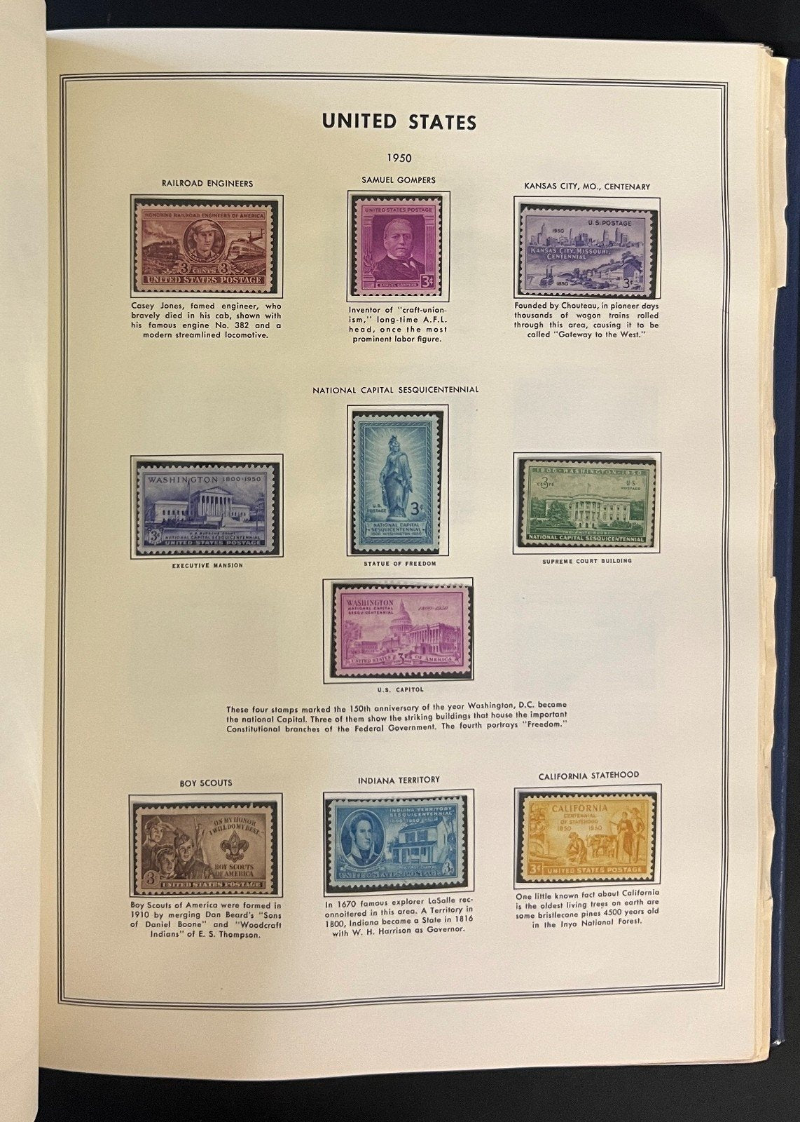 United States 1847-1974 Stamp Collection Harris Album Mint & Used  ZAYIX