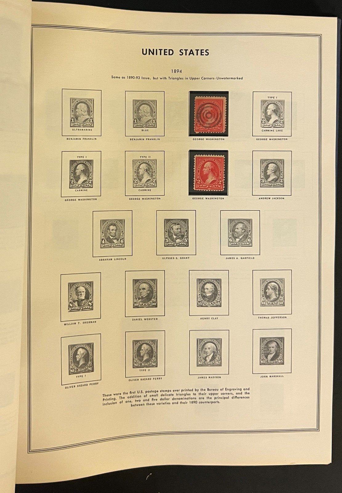 United States 1847-1940  Stamp Collection Harris Album Mint & Used ZAYIX