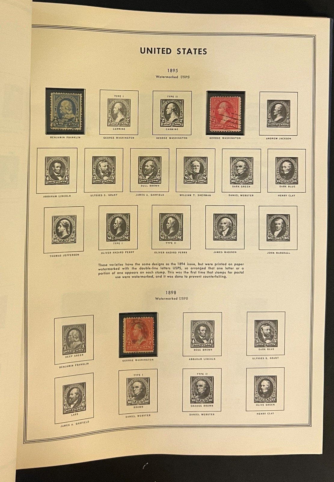 United States 1847-1940  Stamp Collection Harris Album Mint & Used ZAYIX