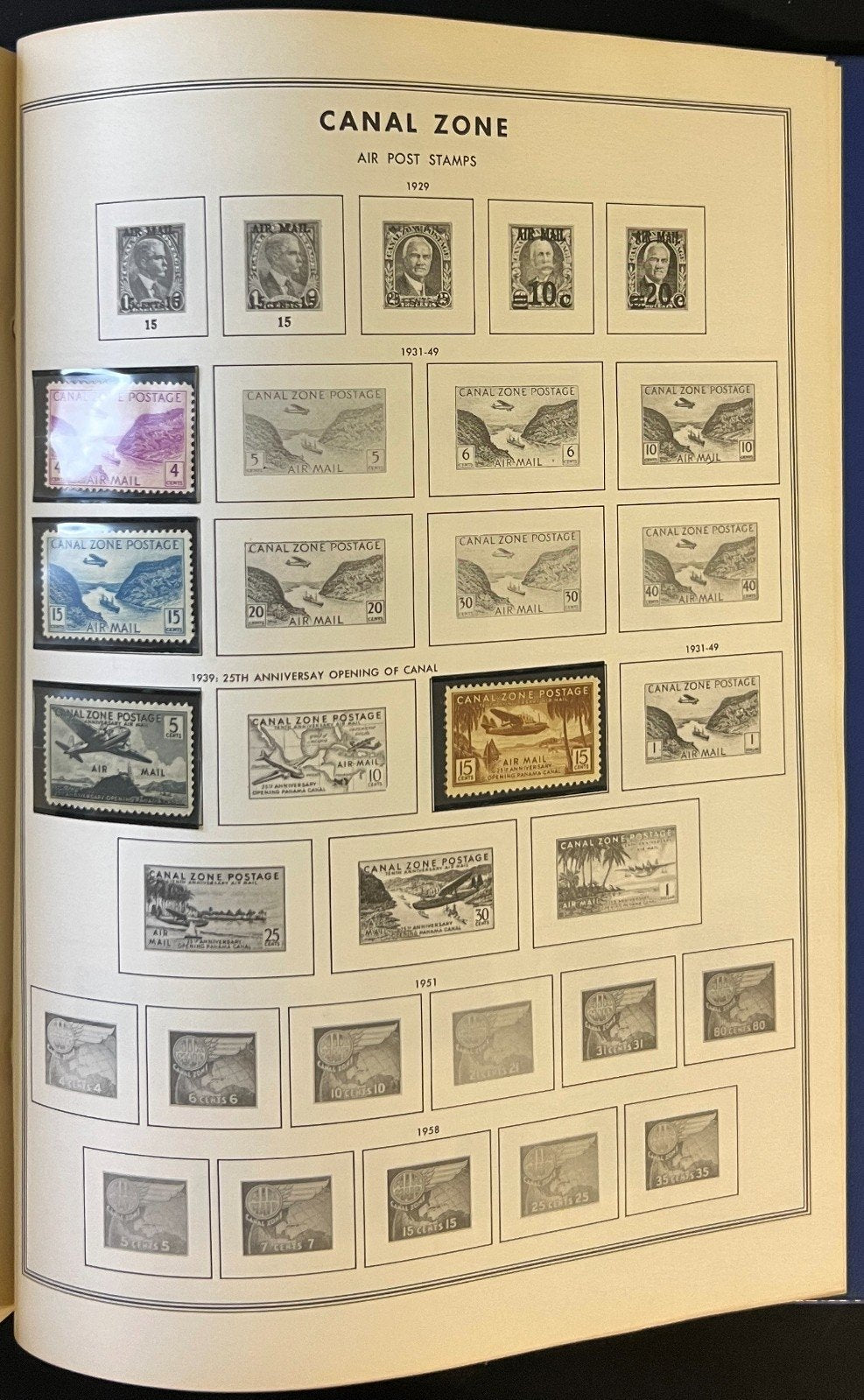 United States 1847-1940  Stamp Collection Harris Album Mint & Used ZAYIX