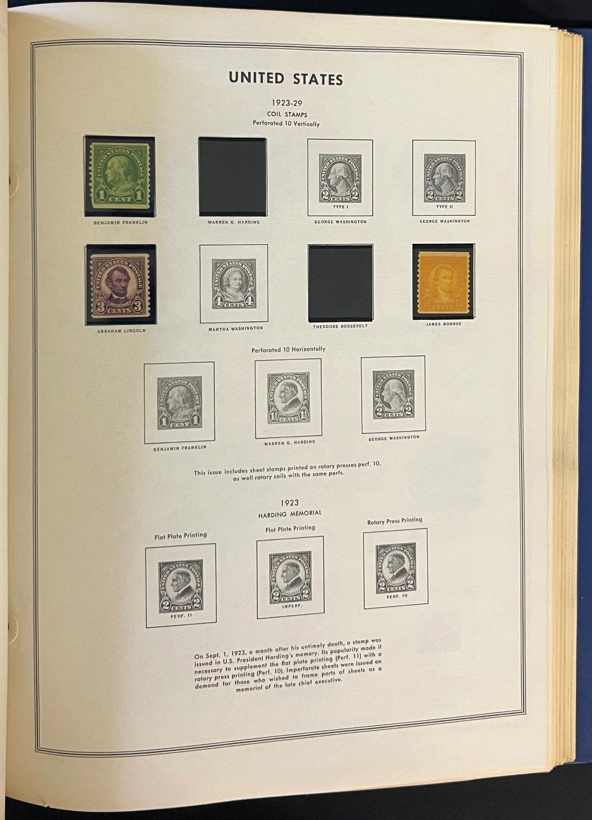 United States 1847-1940  Stamp Collection Harris Album Mint & Used ZAYIX