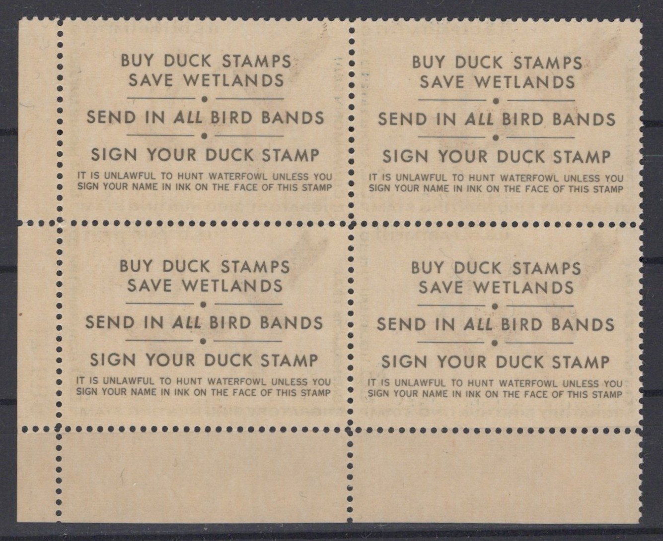 1971 US Cinnamon Teal $3 Duck Stamp Plate Block RW38 MNH F-VF, P# 171856 ZAYIX