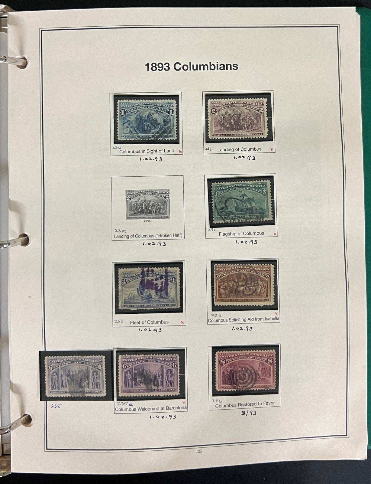 US Classic 1847-1959 Stamp Collection Mint Used Better Values Mystic Album ZAYIX