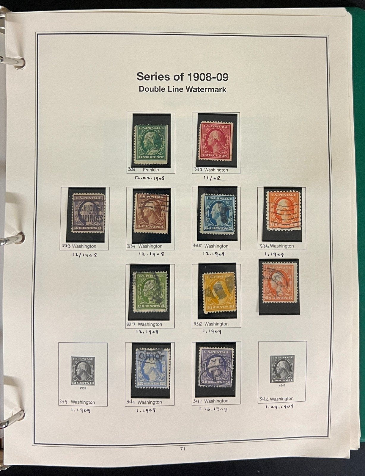 US Classic 1847-1959 Stamp Collection Mint Used Better Values Mystic Album ZAYIX