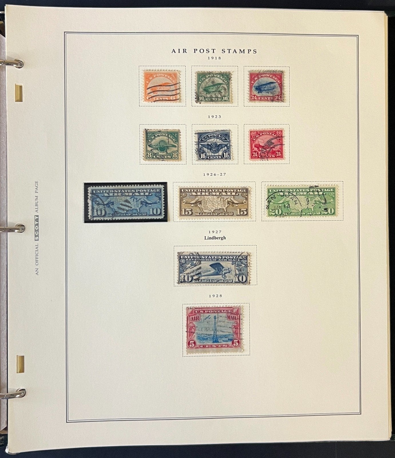 U.S. Airmail & Postage Due & Official Mail Stamp Collection Album ZAYIX