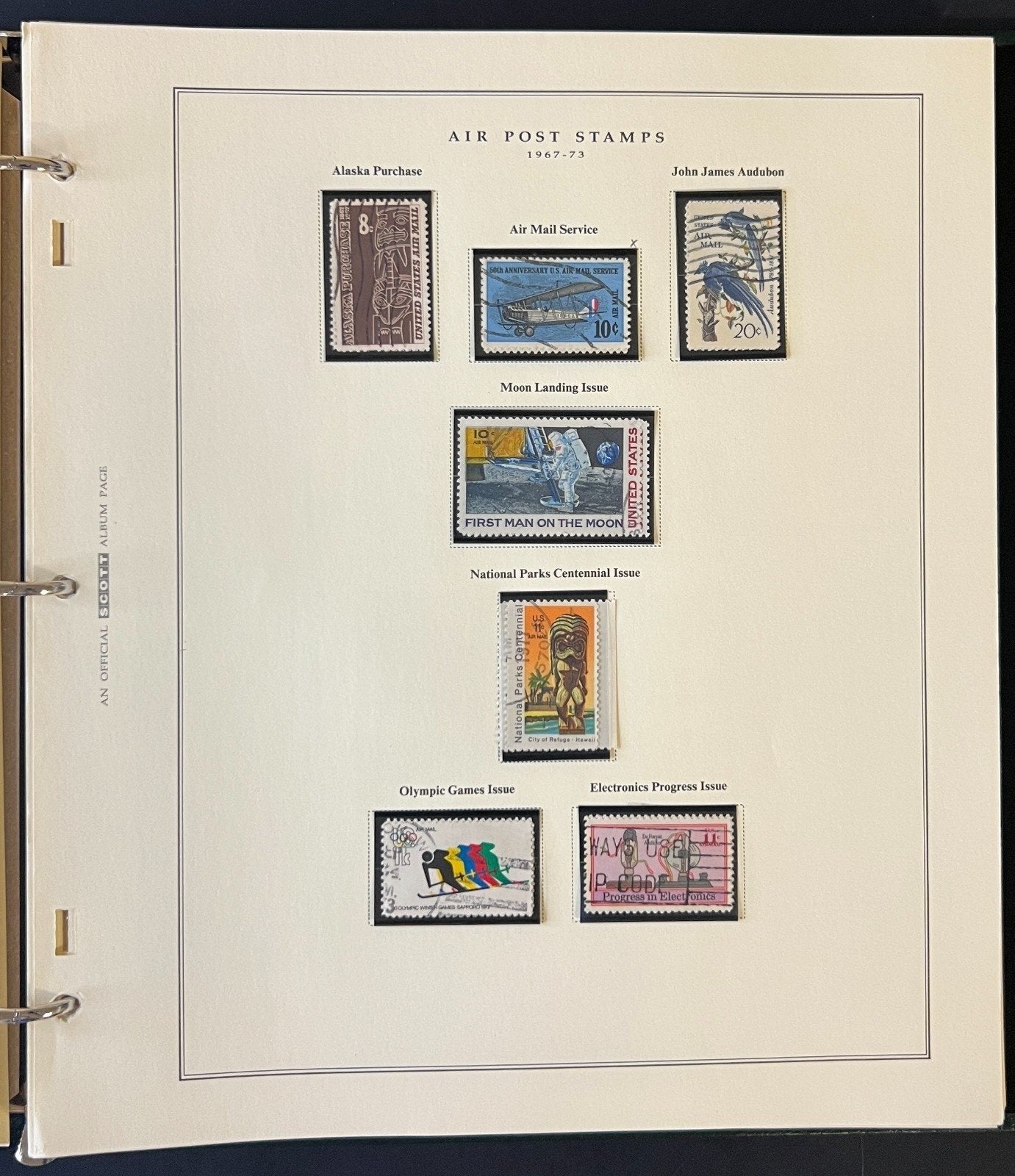 U.S. Airmail & Postage Due & Official Mail Stamp Collection Album ZAYIX