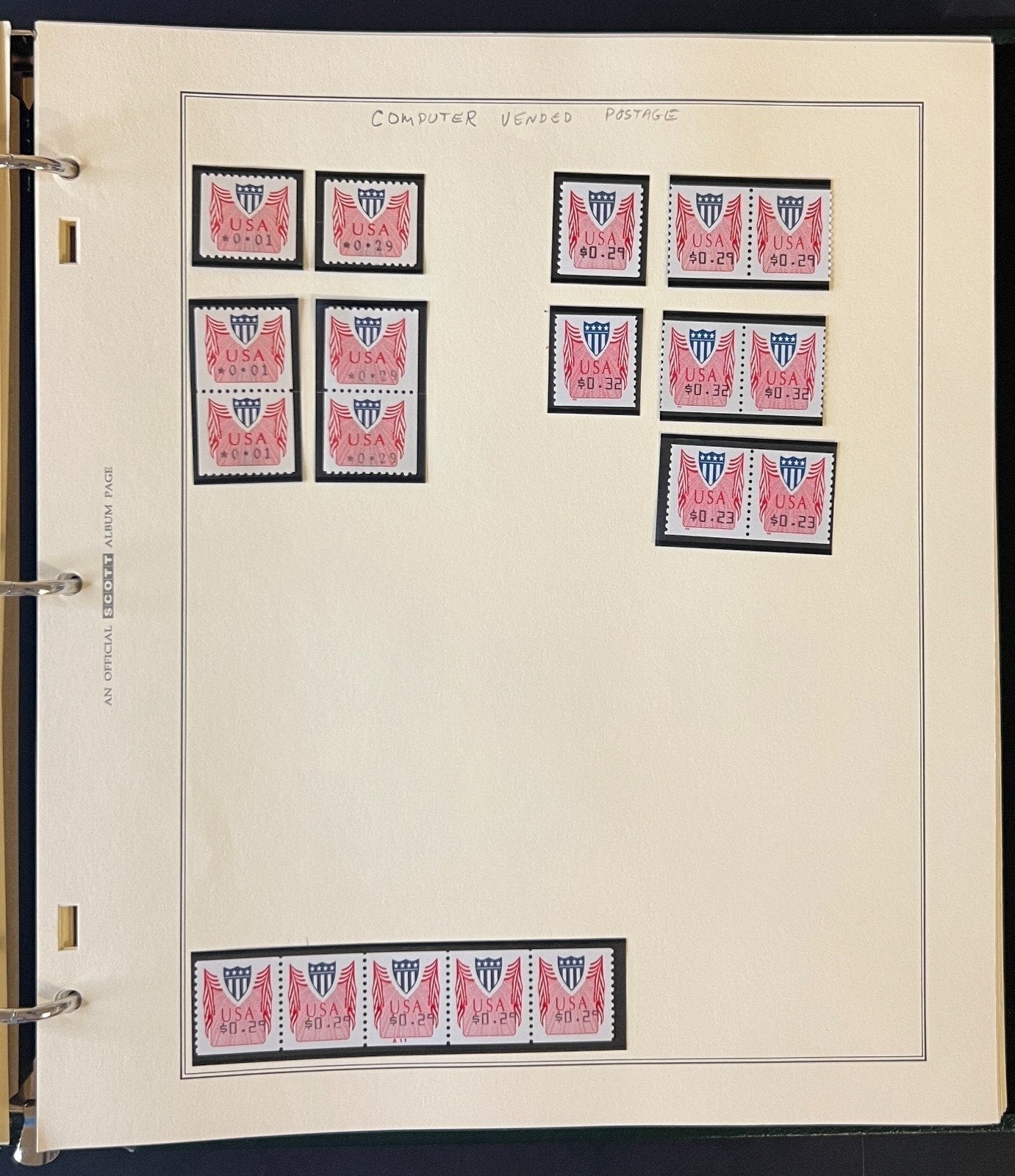 U.S. Airmail & Postage Due & Official Mail Stamp Collection Album ZAYIX