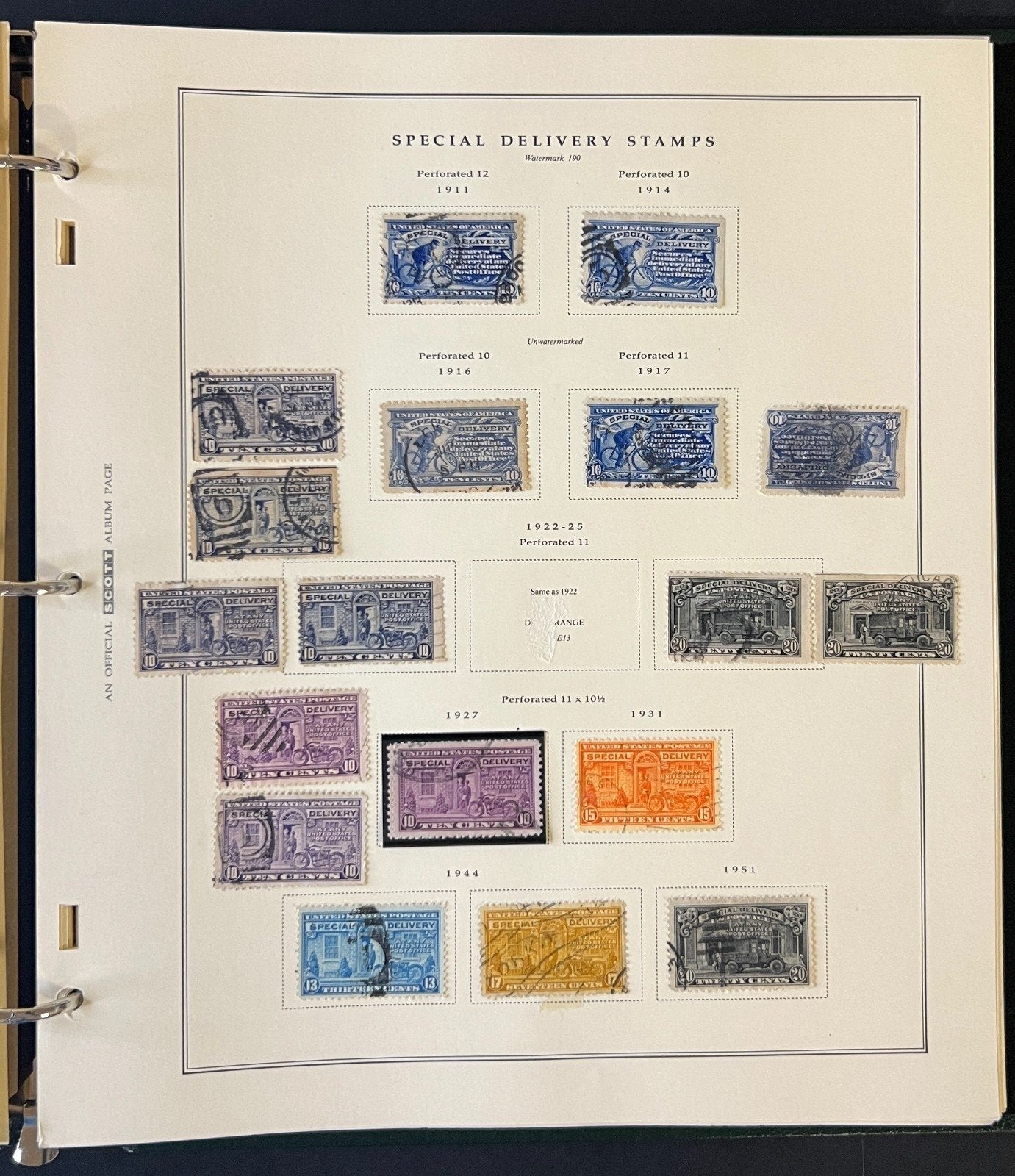 U.S. Airmail & Postage Due & Official Mail Stamp Collection Album ZAYIX