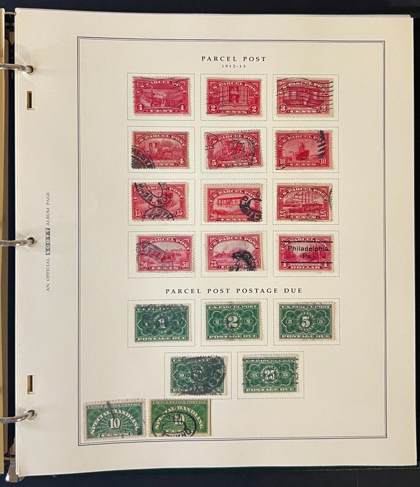 U.S. Airmail & Postage Due & Official Mail Stamp Collection Album ZAYIX