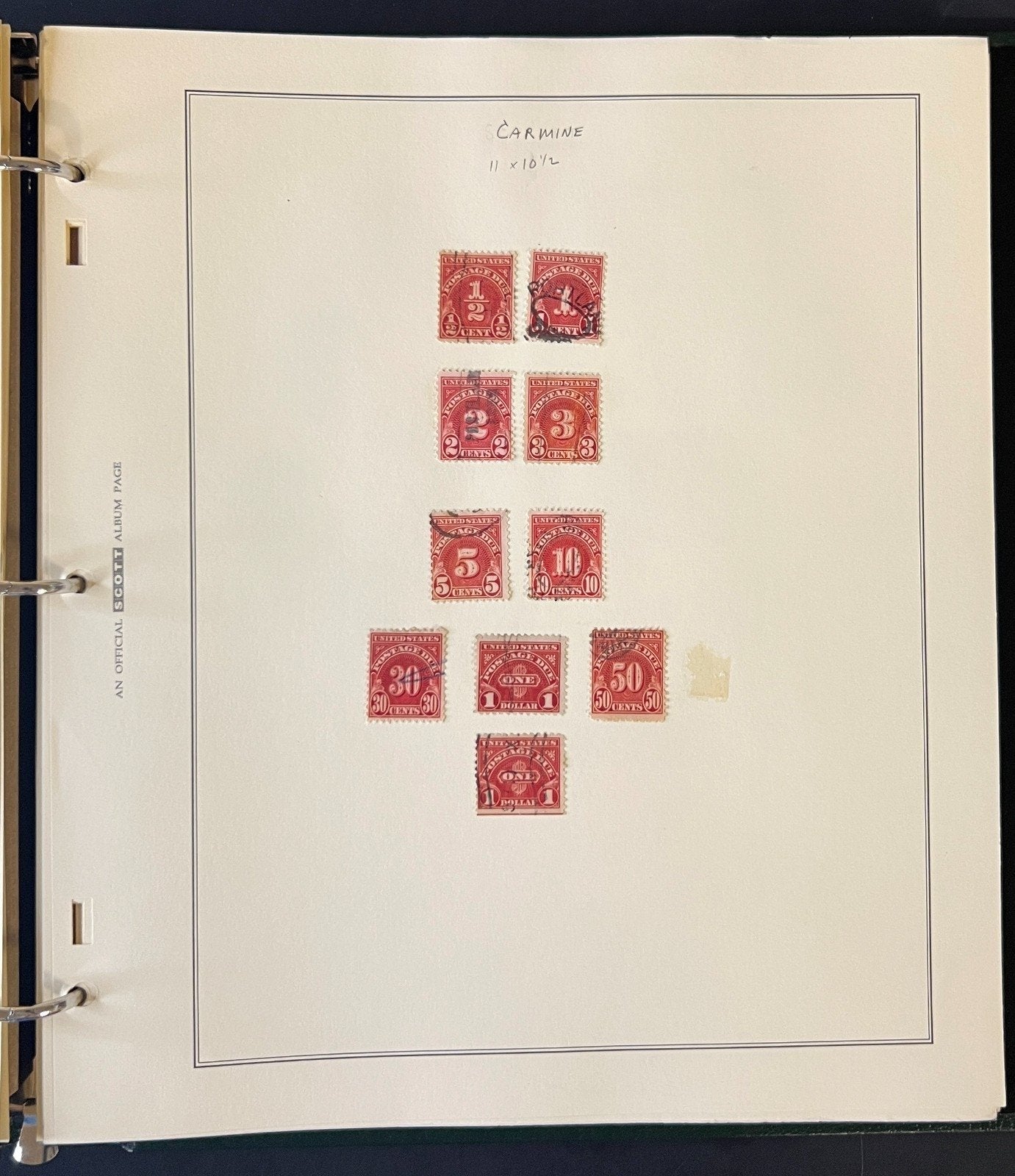 U.S. Airmail & Postage Due & Official Mail Stamp Collection Album ZAYIX